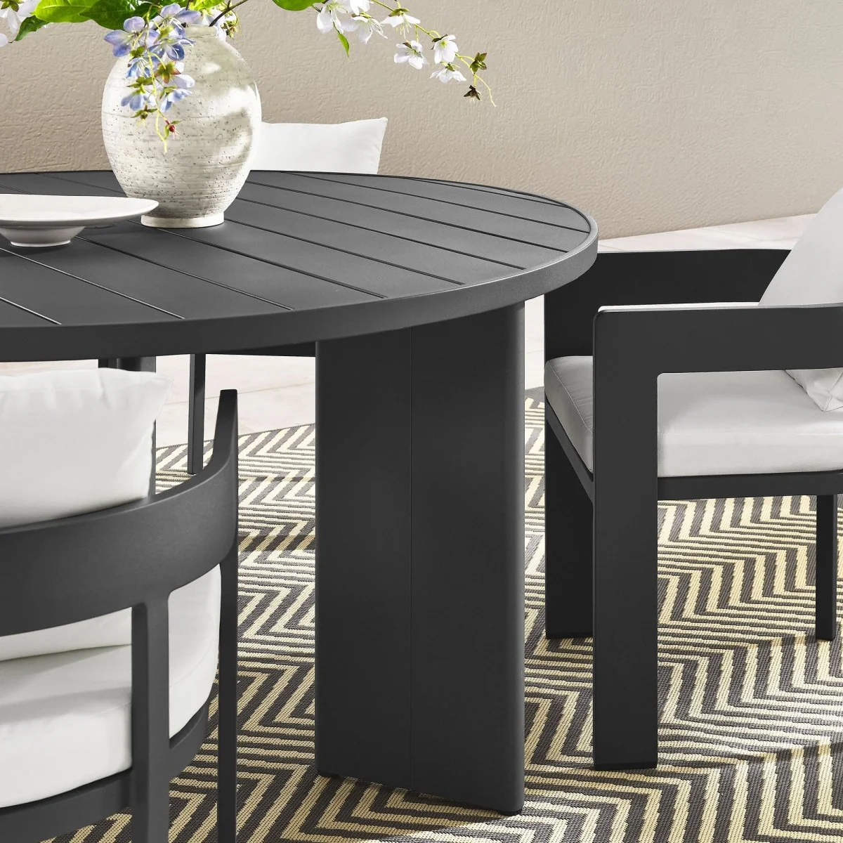 Outdoor Patio Aluminum Dining Set – Multiple Piece Options with Dining Table - Image 5