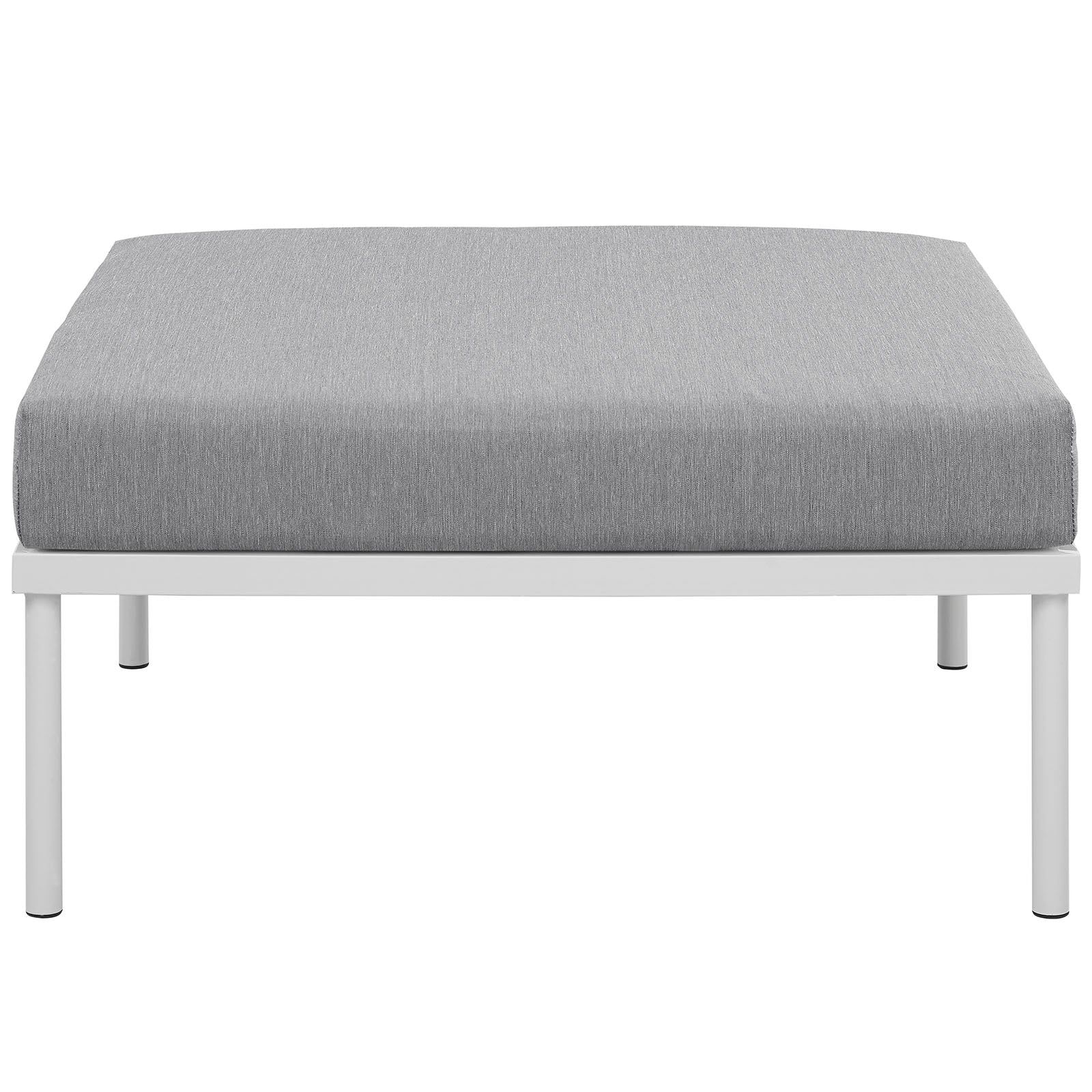 Outdoor Patio Aluminum Ottoman - Durable Weather-Resistant Modern Seating Accessory - Image 11