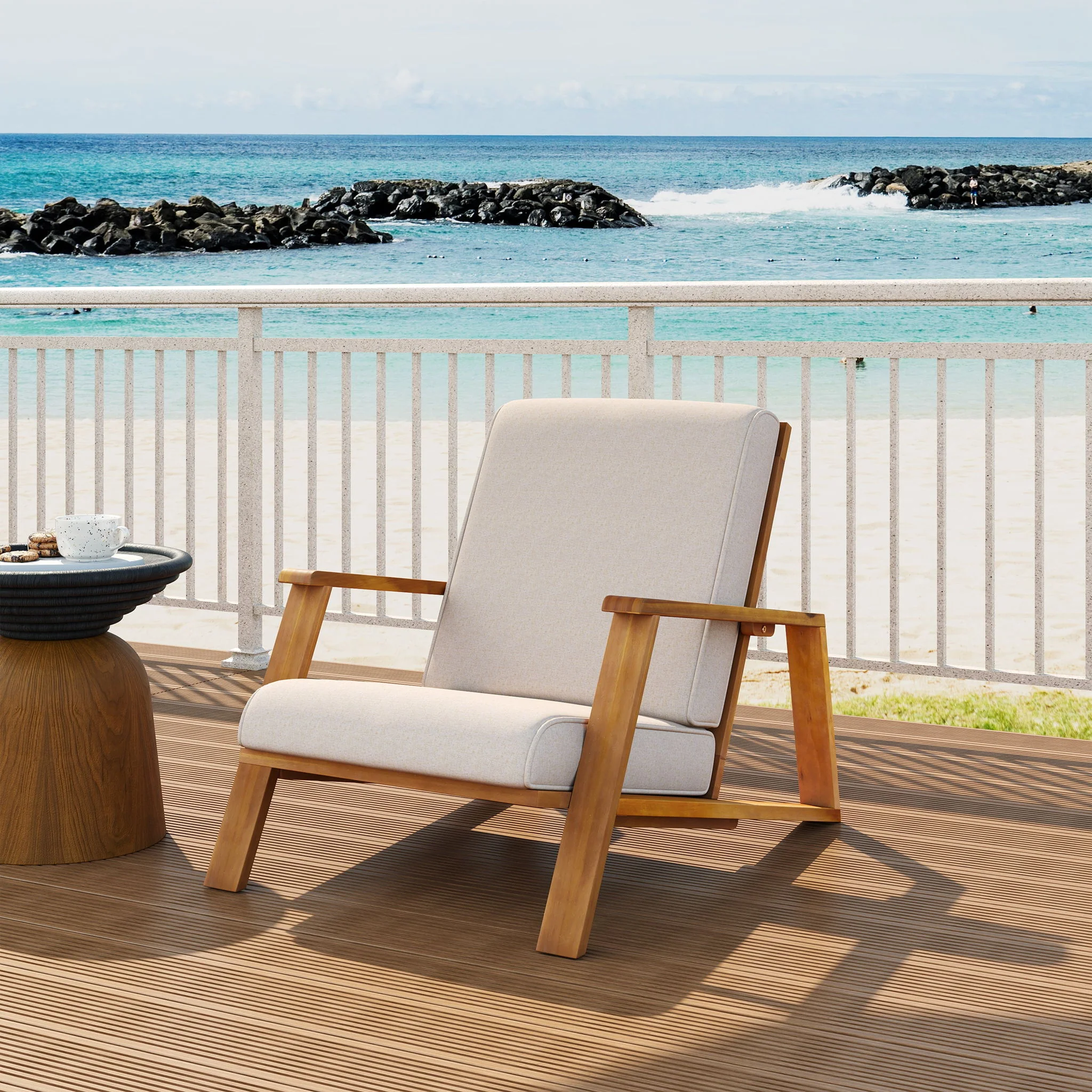 Outdoor Patio Lounge Chair - Image 17