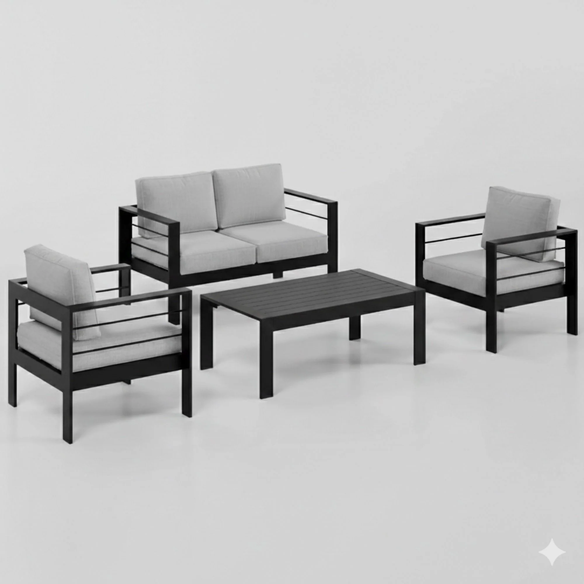 Outdoor Patio Set, All-Weather With Thick Cushions - Image 60