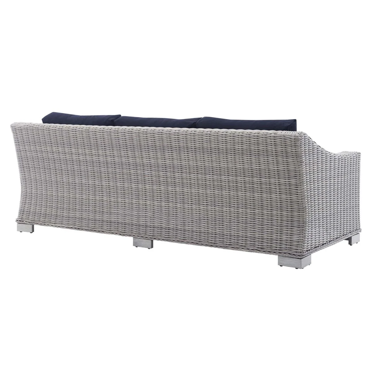 Outdoor Patio Sofa – Wicker Rattan Frame with Sunbrella Fabric Cushions - Image 15