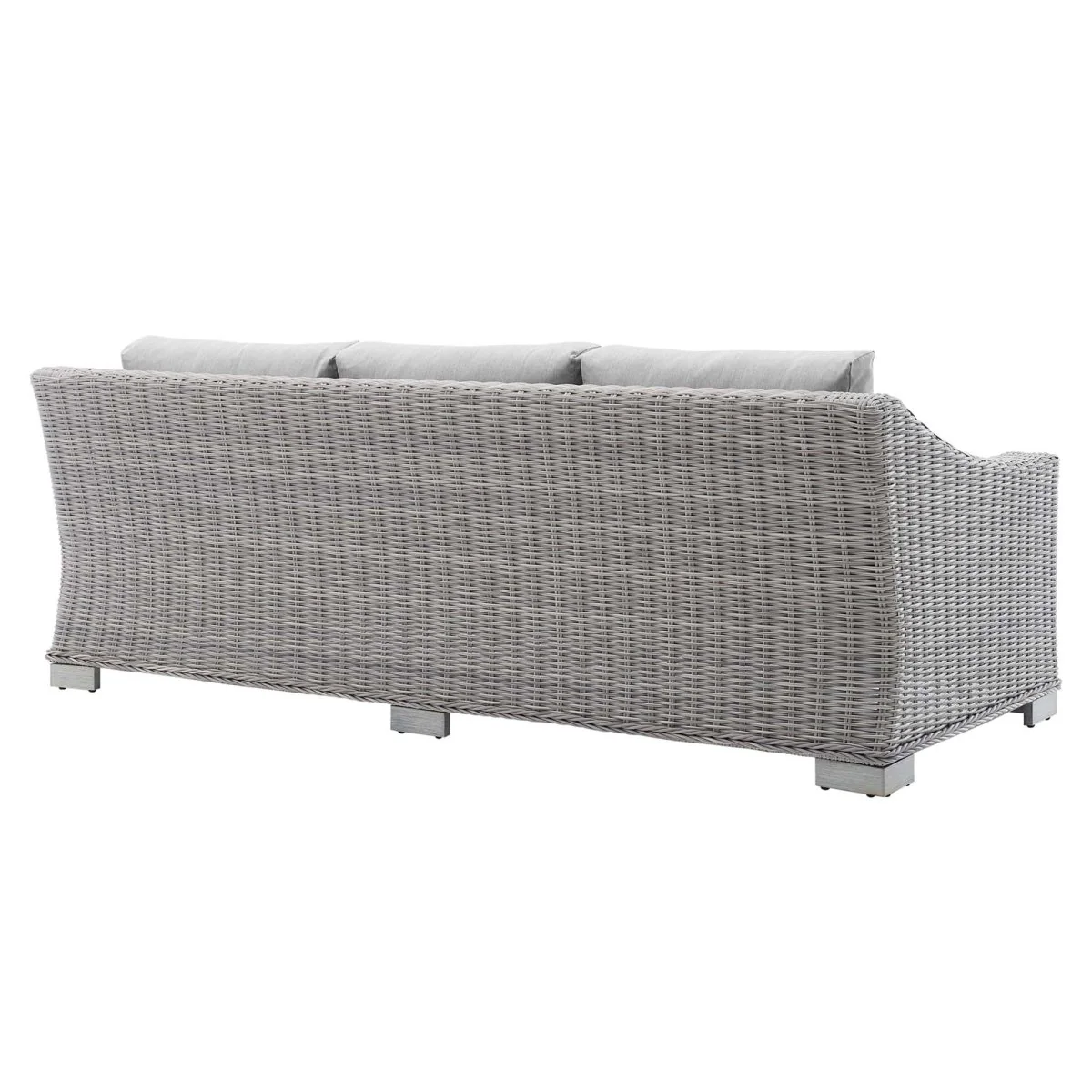 Outdoor Patio Sofa – Wicker Rattan Frame with Sunbrella Fabric Cushions - Image 24