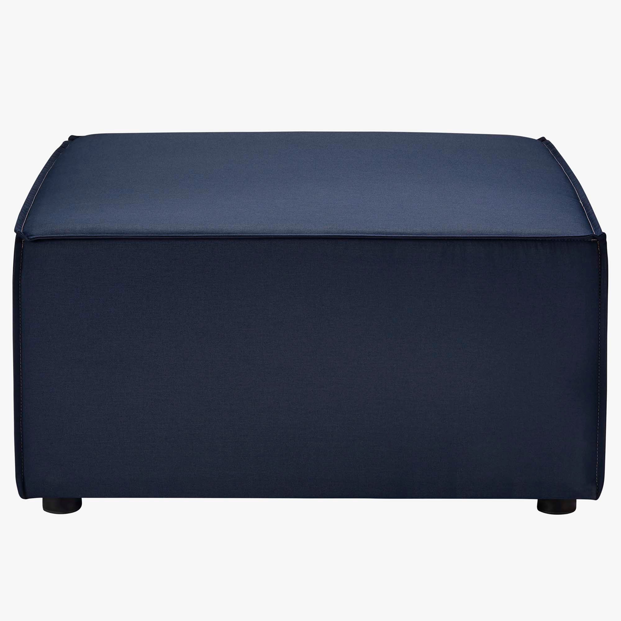 Outdoor Patio Upholstered Sectional Ottoman - Weather-Resistant Seating and Lounging - Image 15