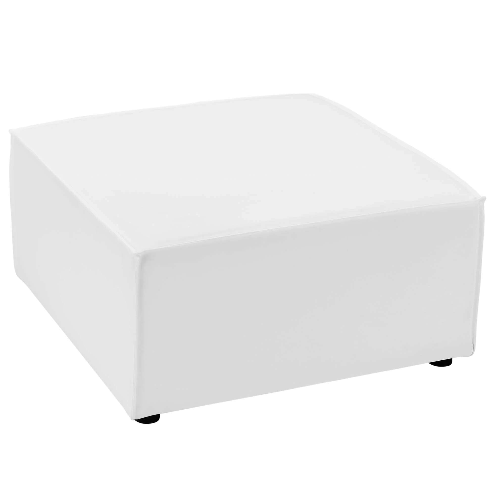 Outdoor Patio Upholstered Sectional Ottoman - Weather-Resistant Seating and Lounging - Image 3