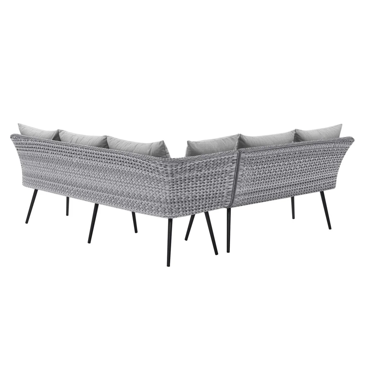 Outdoor Patio Wicker Rattan Seating Set - Image 6