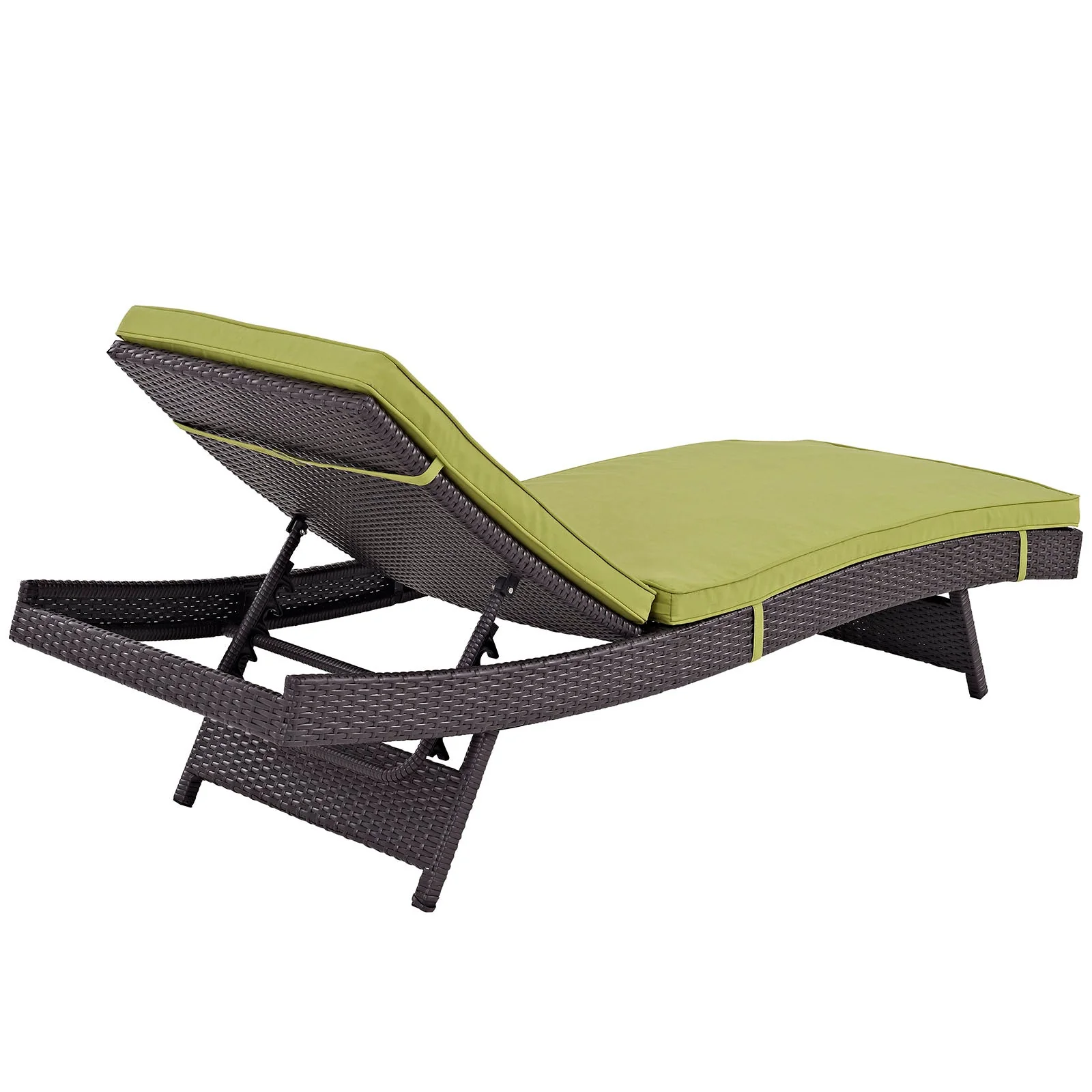Outdoor Rattan Chaise Lounge for Patio, Poolside and Garden Seating Set - Image 102