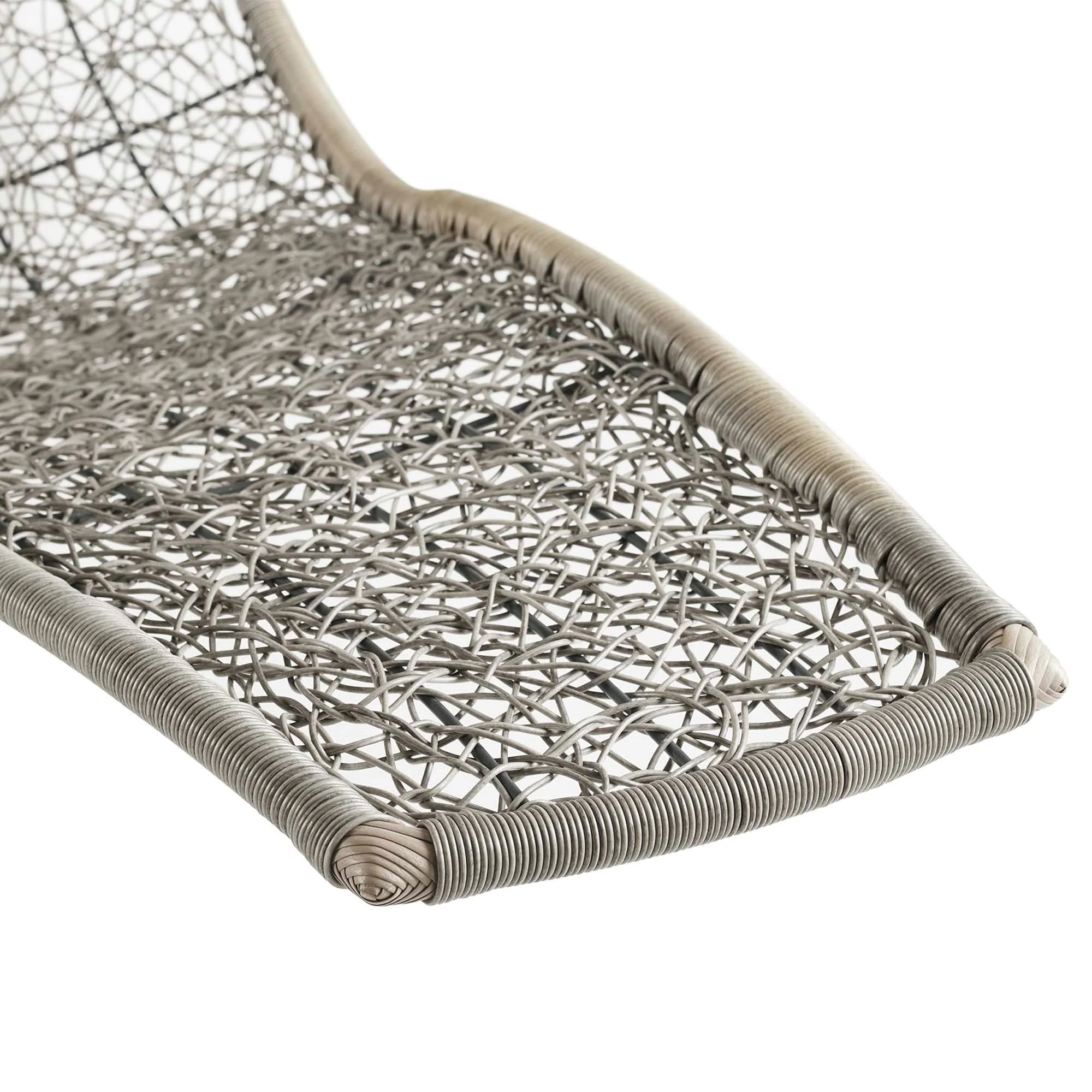 Outdoor Rattan Chaise Lounge Hanging Swing Chair with Steel Stand and Adjustable Recline - Image 41