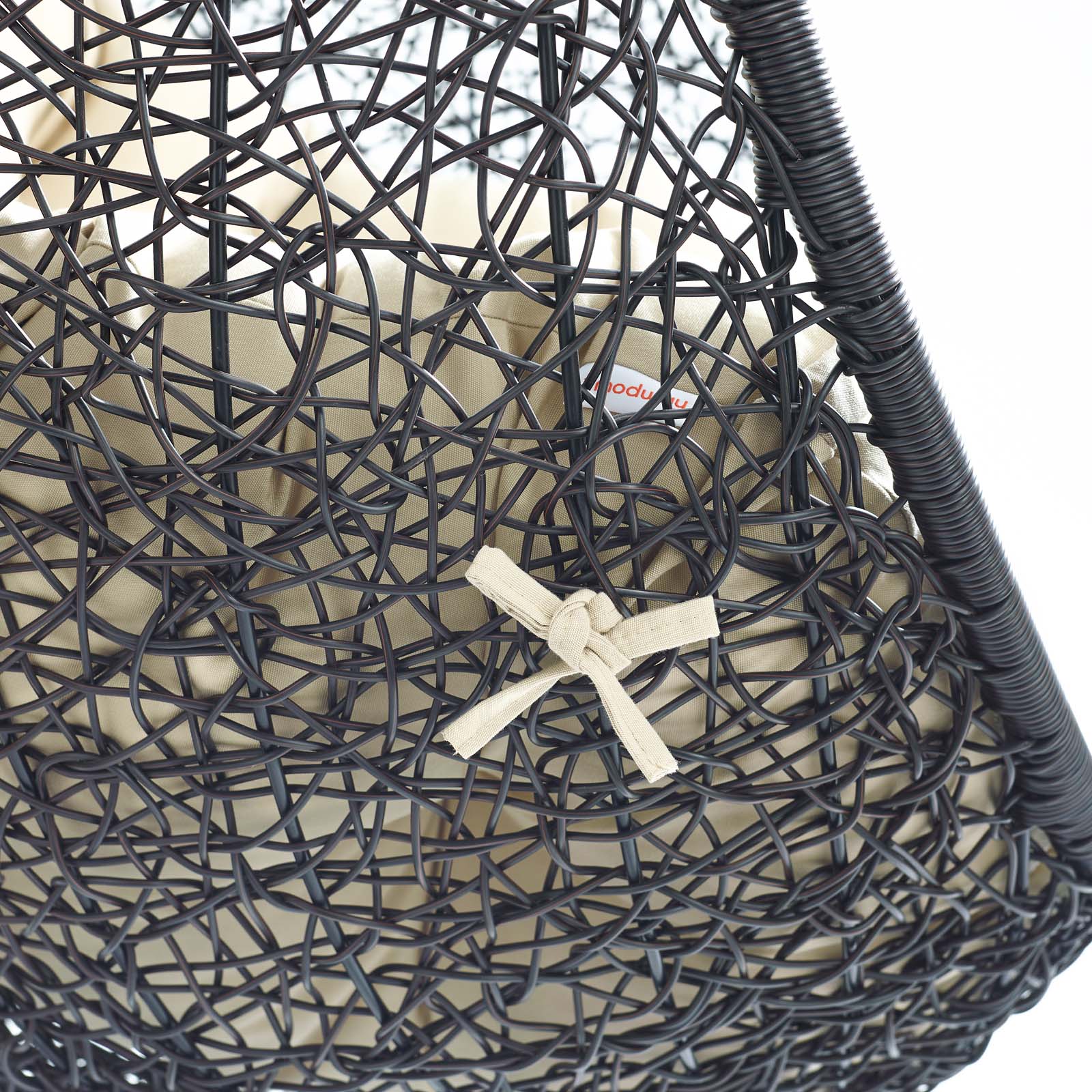 Outdoor Rattan Hanging Lounge Swing Chair for Patio, Porch, Garden and Balcony - Image 60
