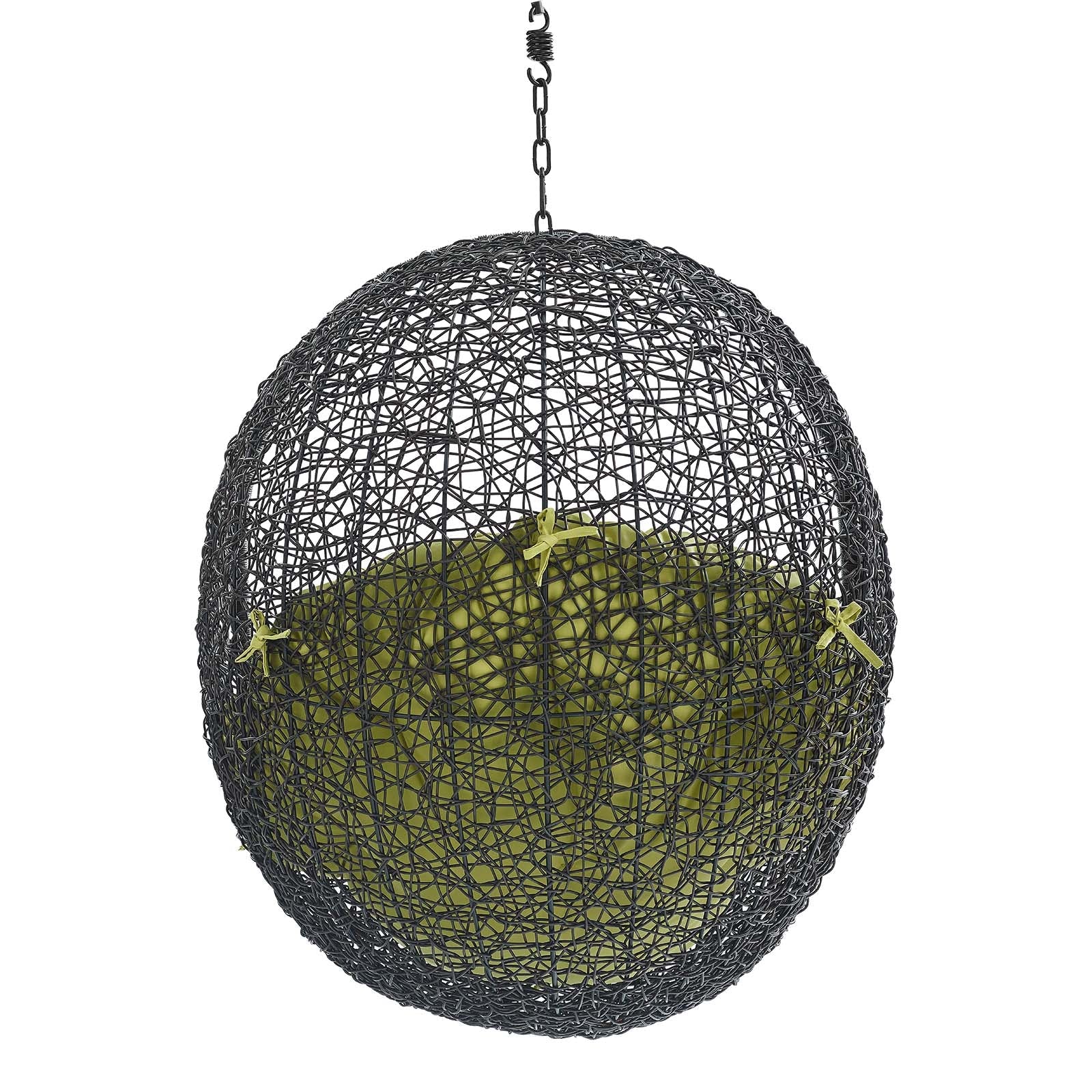 Outdoor Rattan Hanging/Swing Lounge Chair with Optional Stand for Patio & Garden - Image 25