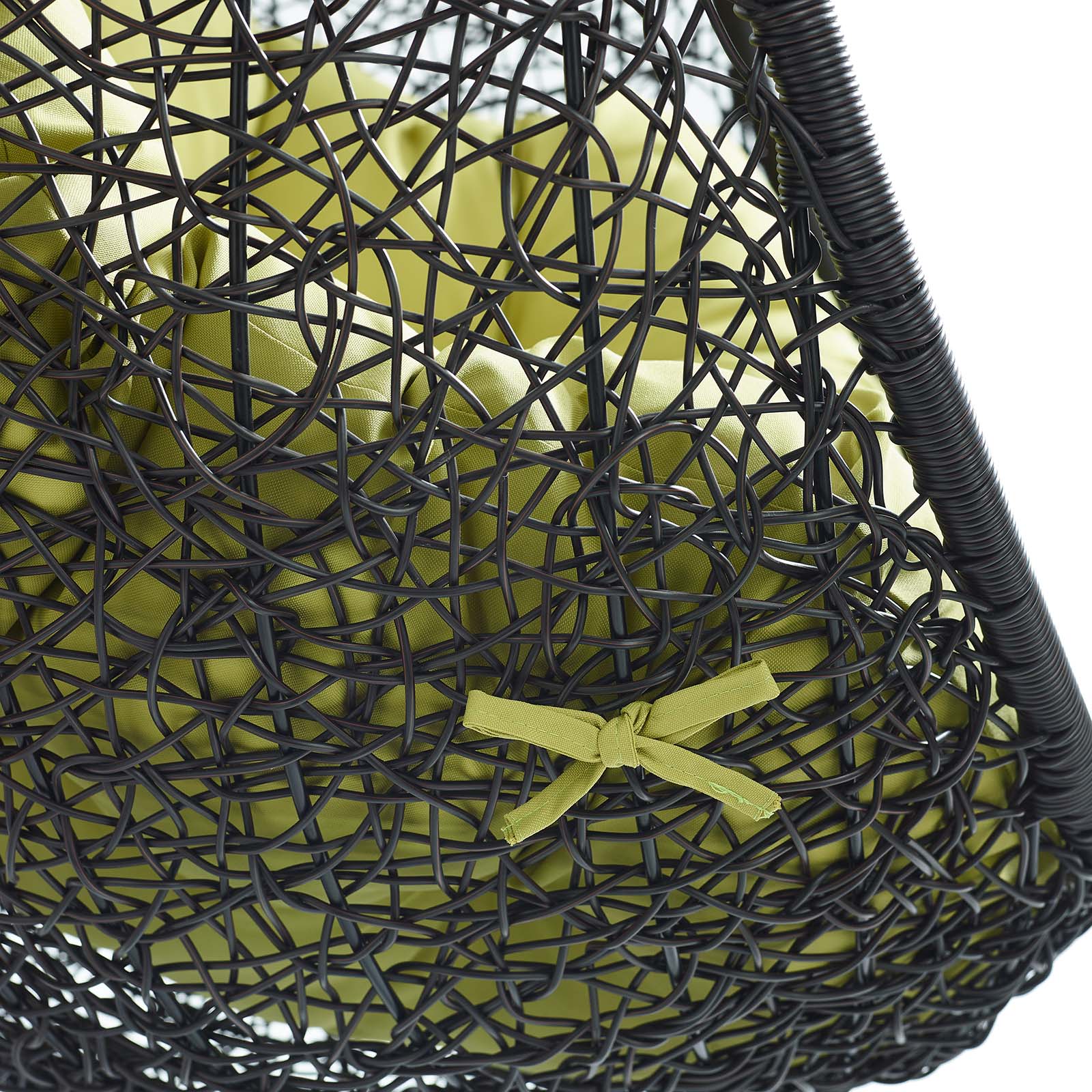 Outdoor Rattan Hanging/Swing Lounge Chair with Optional Stand for Patio & Garden - Image 26