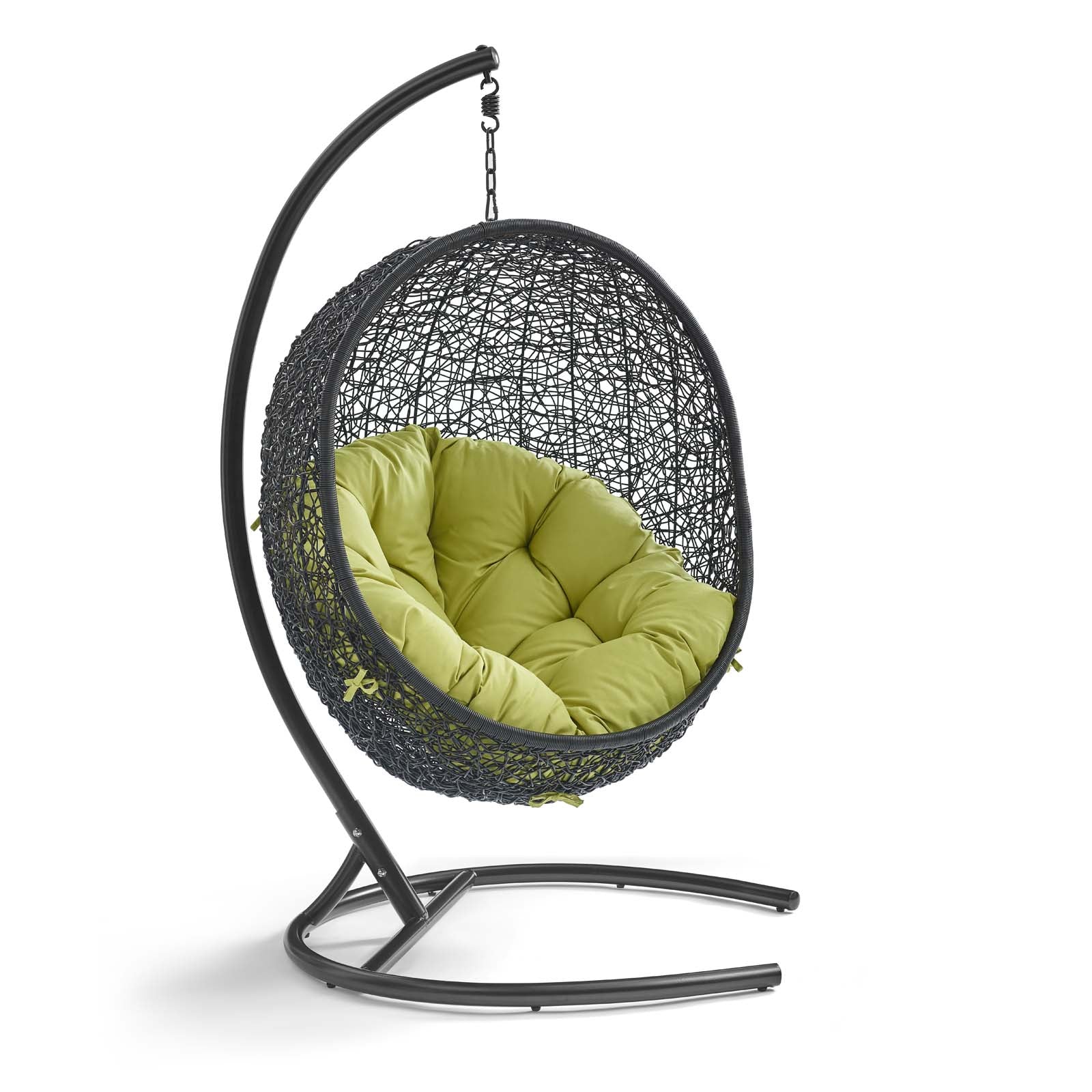 Outdoor Rattan Hanging/Swing Lounge Chair with Optional Stand for Patio & Garden - Image 88