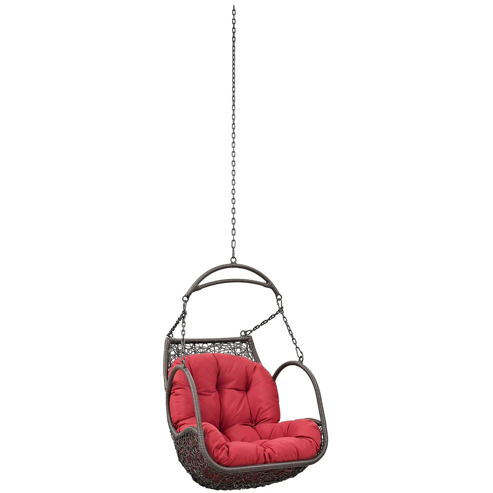 Outdoor Rattan Swing Hanging Chair for Patio, Porch and Yard — Durable All-Weather - Image 4