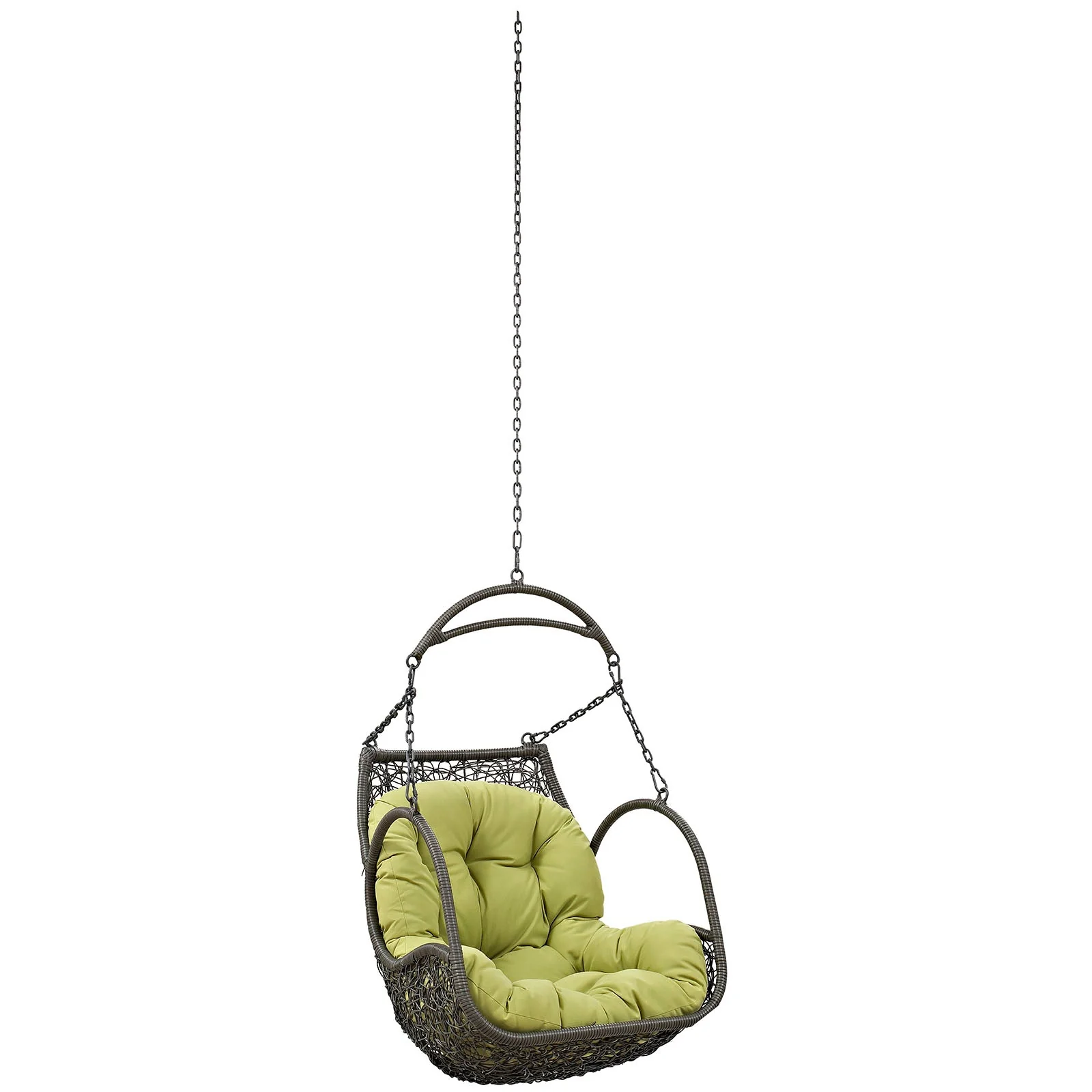 Outdoor Rattan Swing Hanging Chair for Patio, Porch and Yard — Durable All-Weather - Image 7