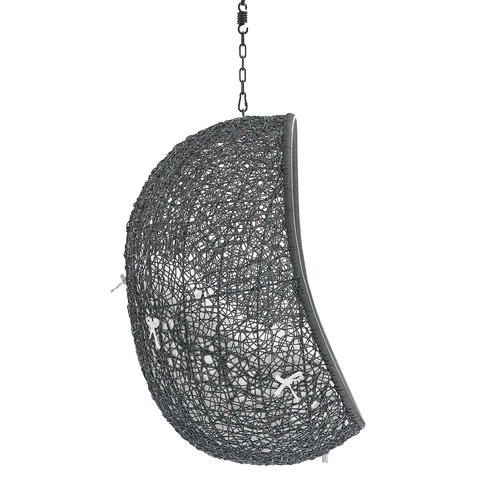 Outdoor Rattan Swing Lounge Chair, Weatherproof Patio Hanging Seat for Garden - Image 28
