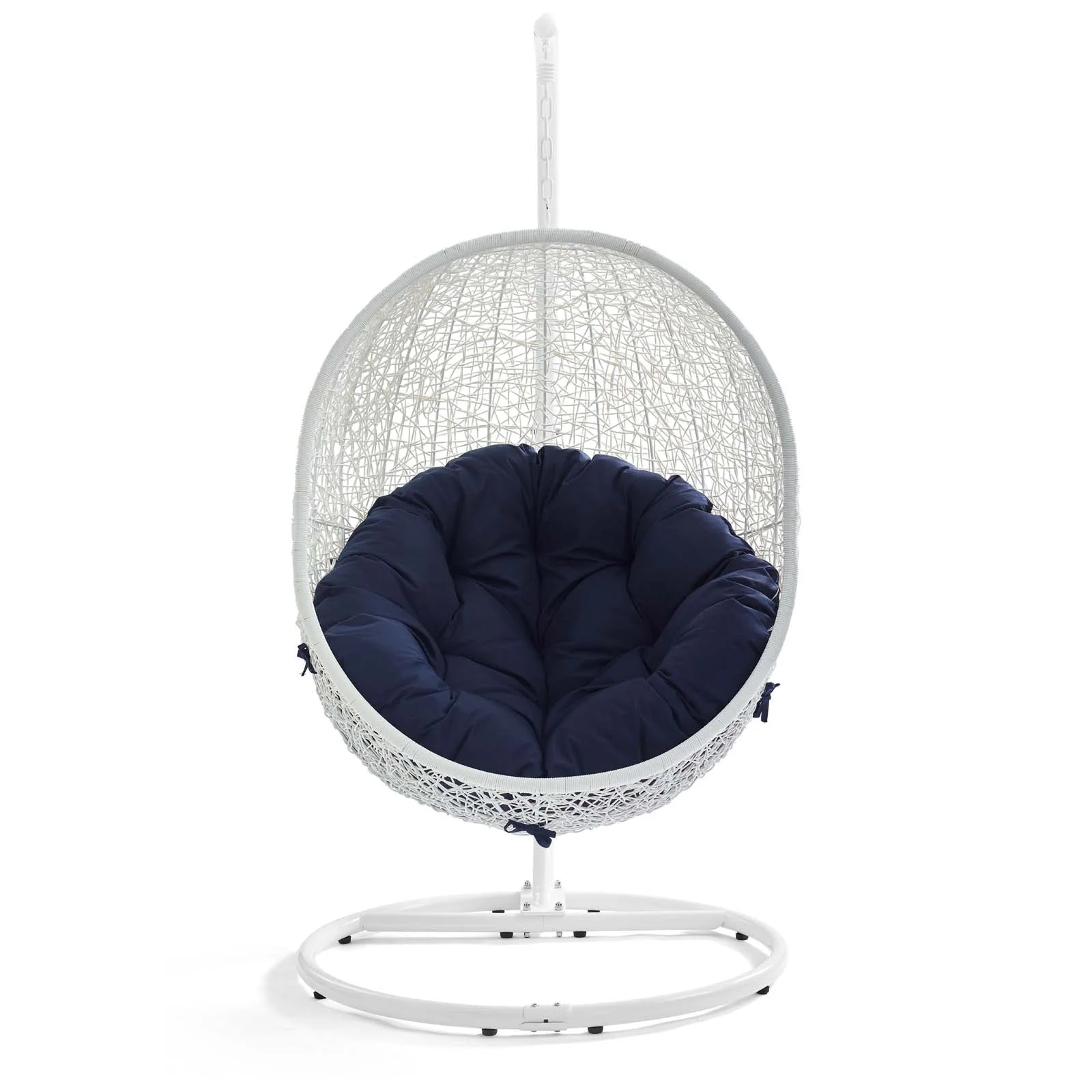Outdoor Rattan Swing Lounge Chair, Weatherproof Patio Hanging Seat for Garden - Image 61