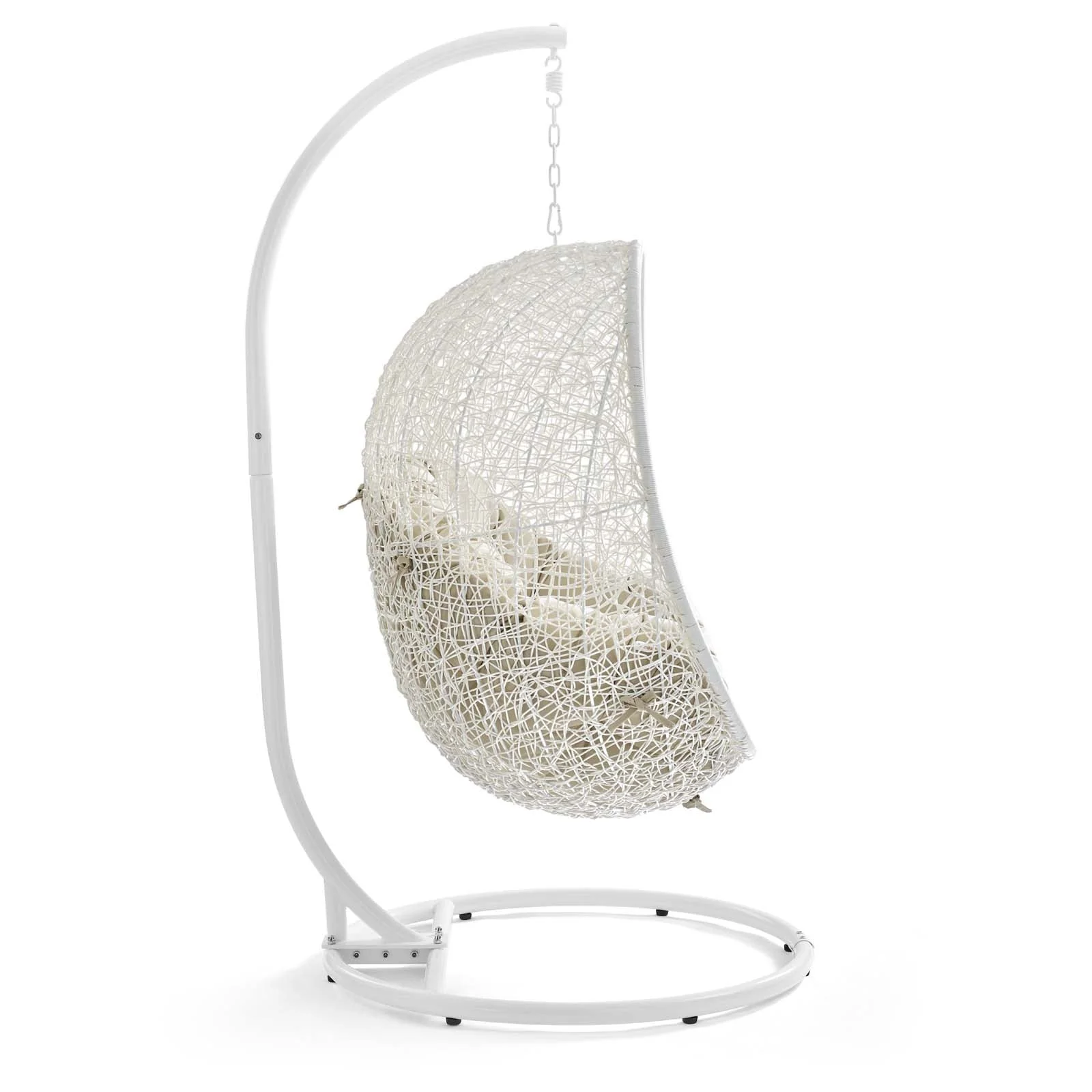 Outdoor Rattan Swing Lounge Chair, Weatherproof Patio Hanging Seat for Garden - Image 69