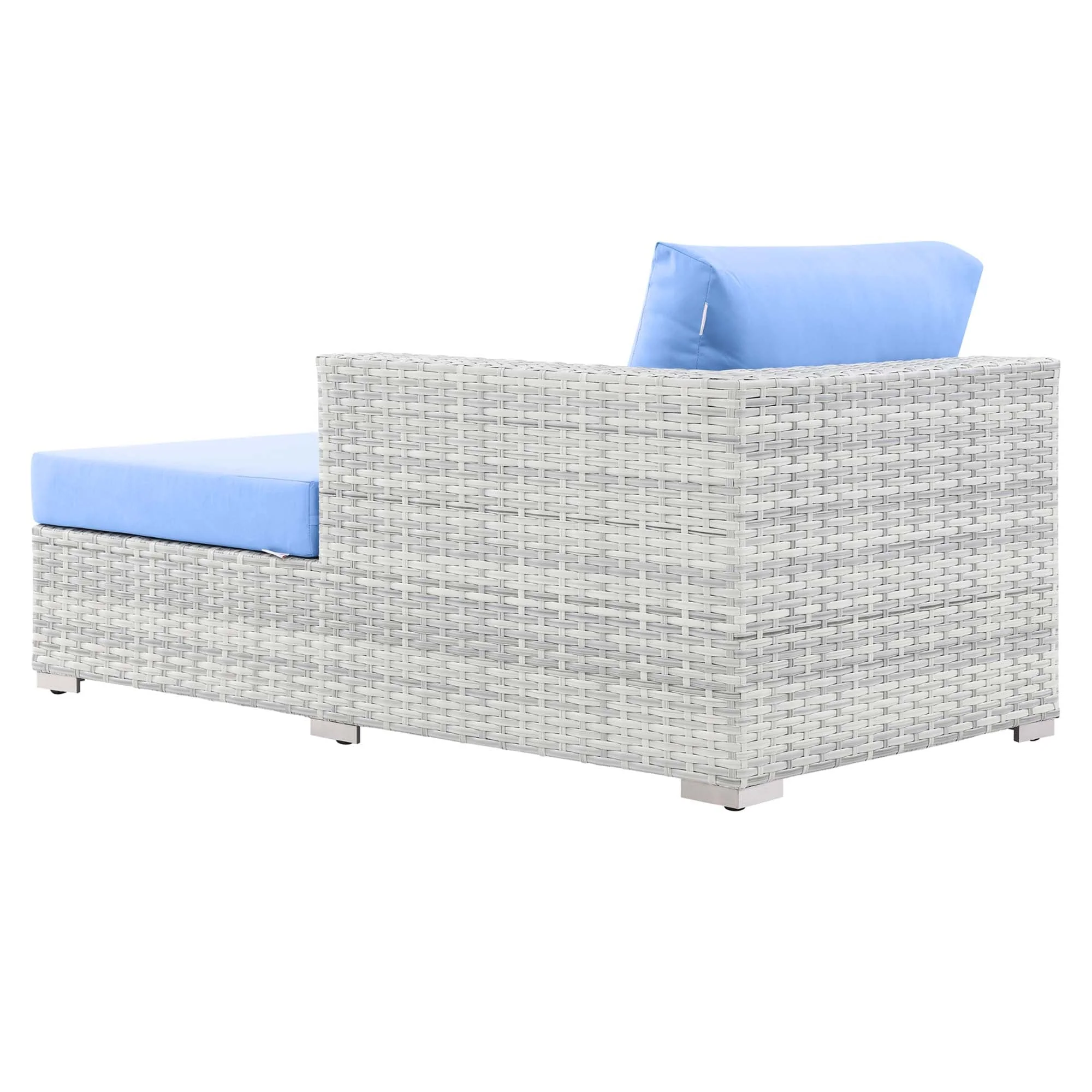 Outdoor Right Arm Woven Chaise - Patio Seating Sectional Component for Outdoor Living - Image 18