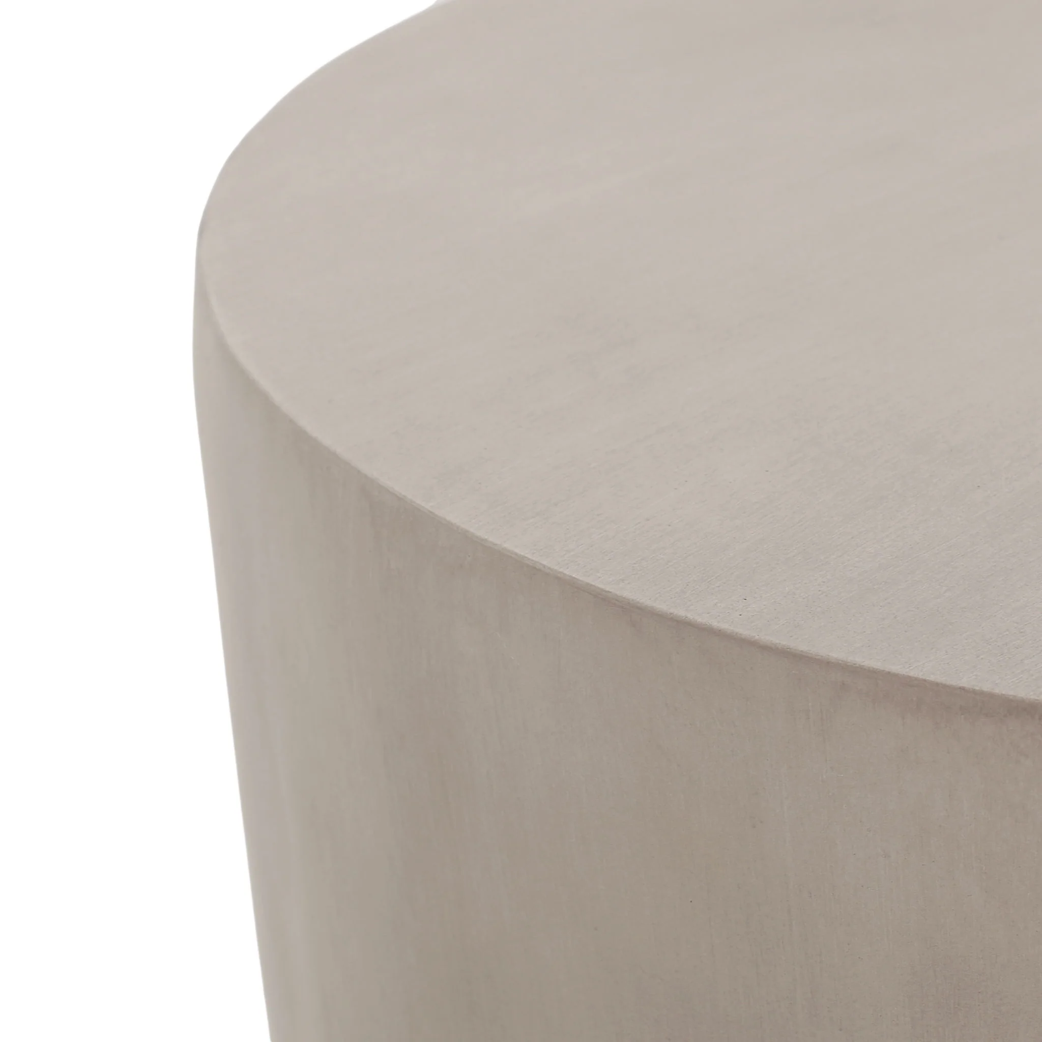 Outdoor Round With U Shape Side Table - Light Gray - Image 5