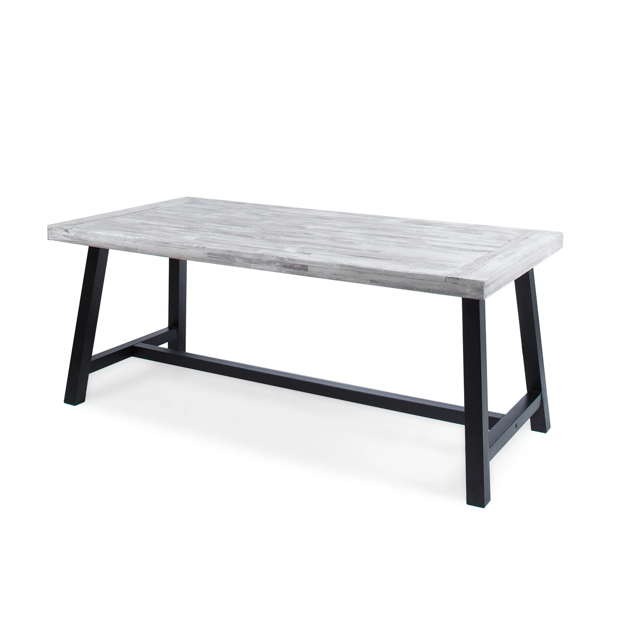 Outdoor Sandblast Finish Acacia Wood Dining Table - Image 2