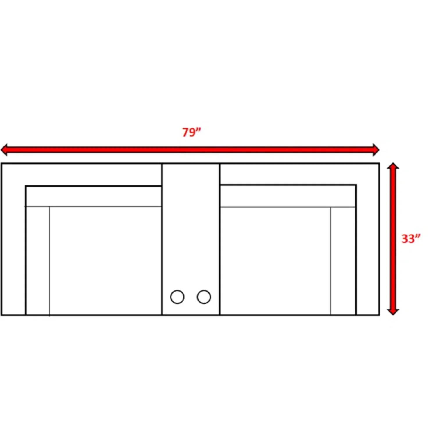 Outdoor Seating Group With Cushions 2 Person - Gray - Image 8