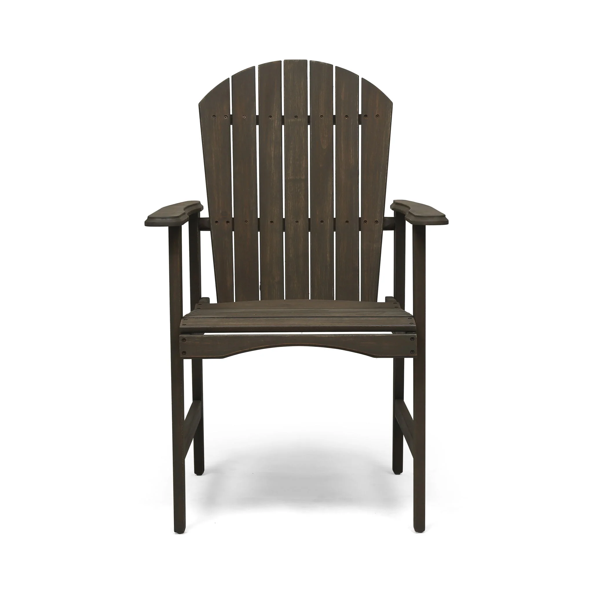 Outdoor Weather Resistant Acacia Wood Adirondack Dining Chairs (Set of 2) - Image 29