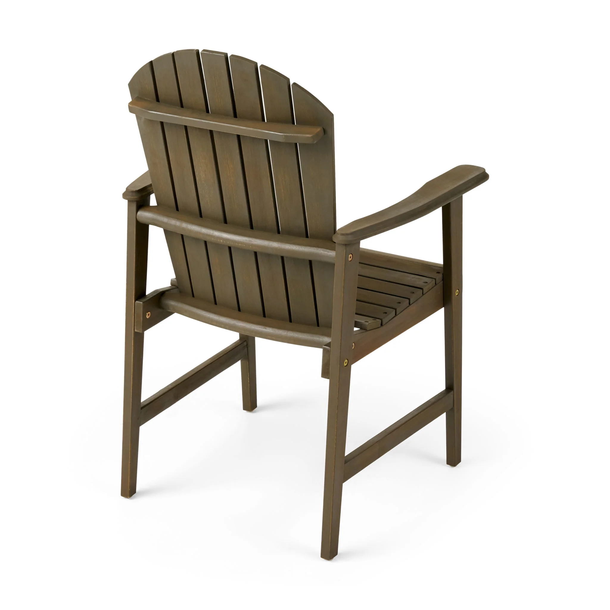 Outdoor Weather Resistant Acacia Wood Adirondack Dining Chairs (Set of 2) - Image 30