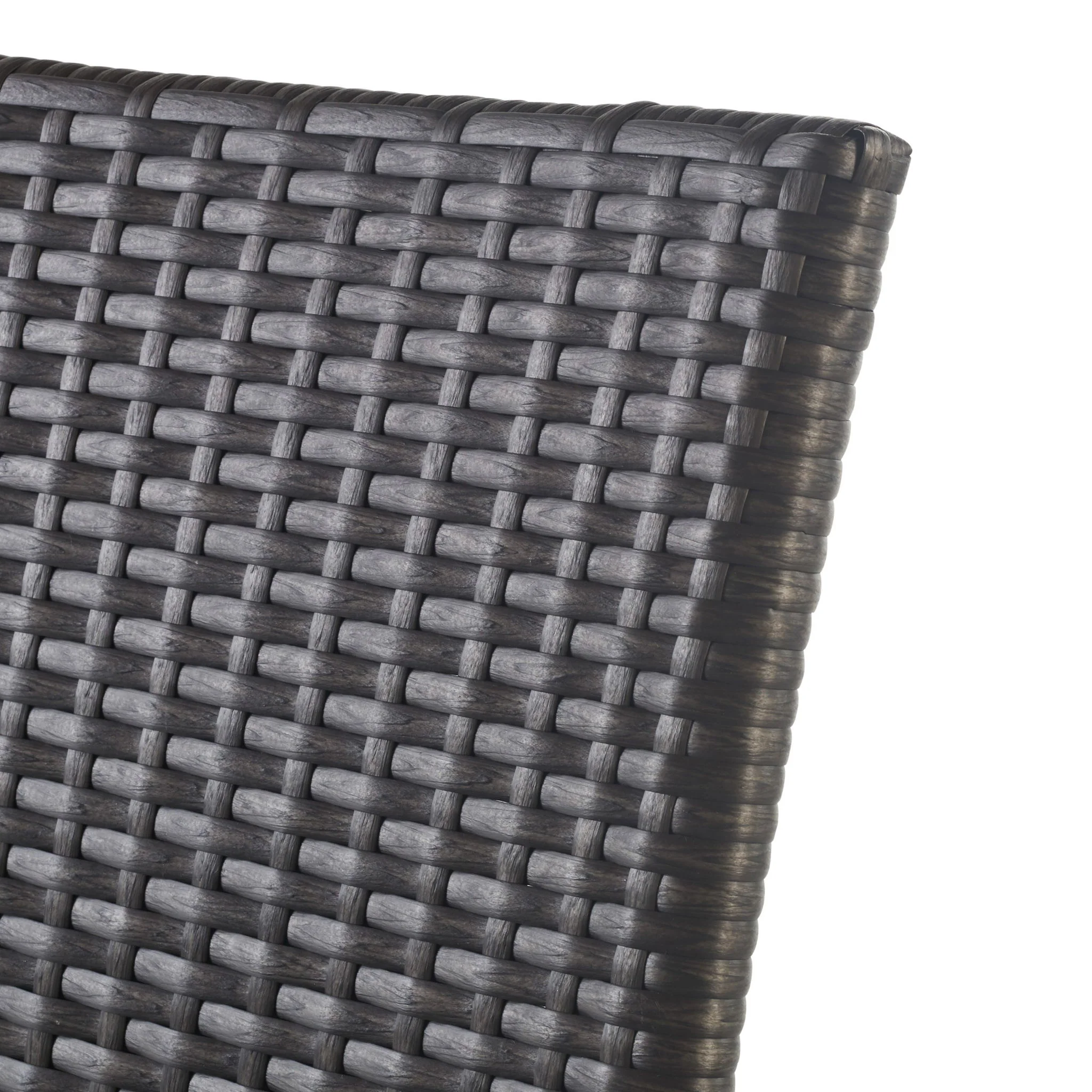 Outdoor Wicker Barstools With Rattan And Iron Frame - Image 5