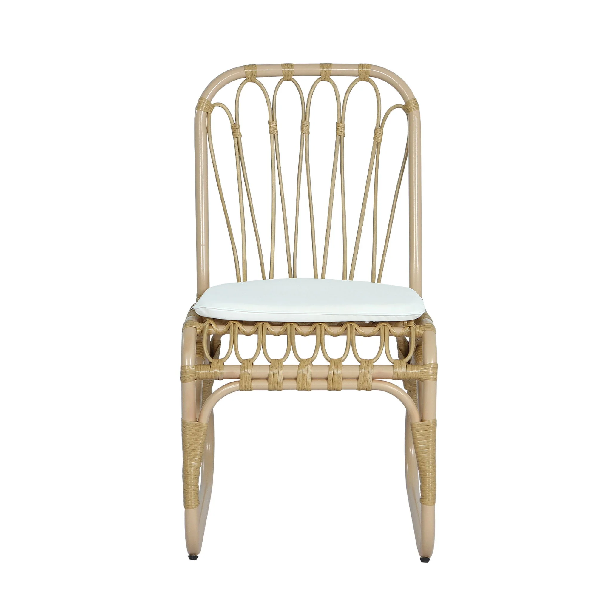 Outdoor Wicker Dining Chairs With Washable Cushion (Set of 2) - Image 5
