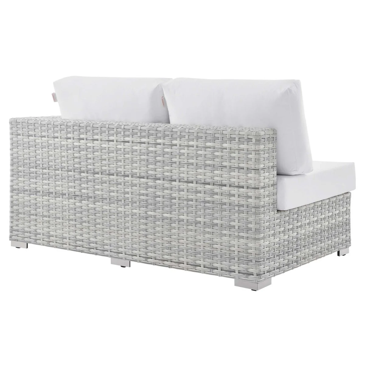 Outdoor Wicker Loveseat - Contemporary Weather-Resistant Two-Seater with Cushions - Image 5