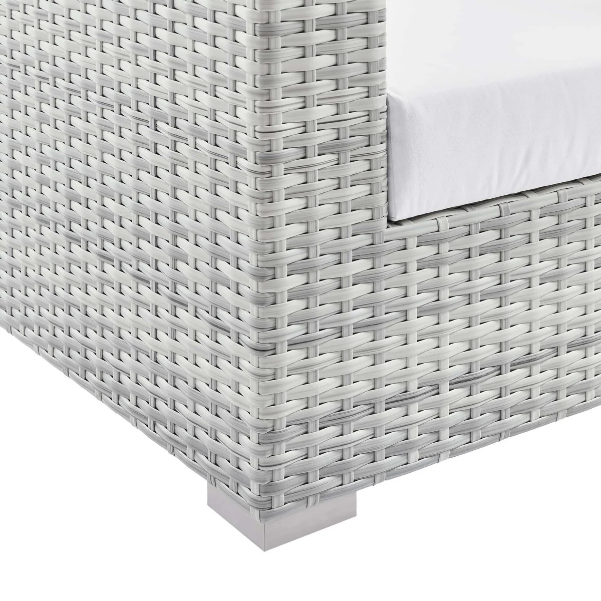 Outdoor Wicker Loveseat - Contemporary Weather-Resistant Two-Seater with Cushions - Image 7