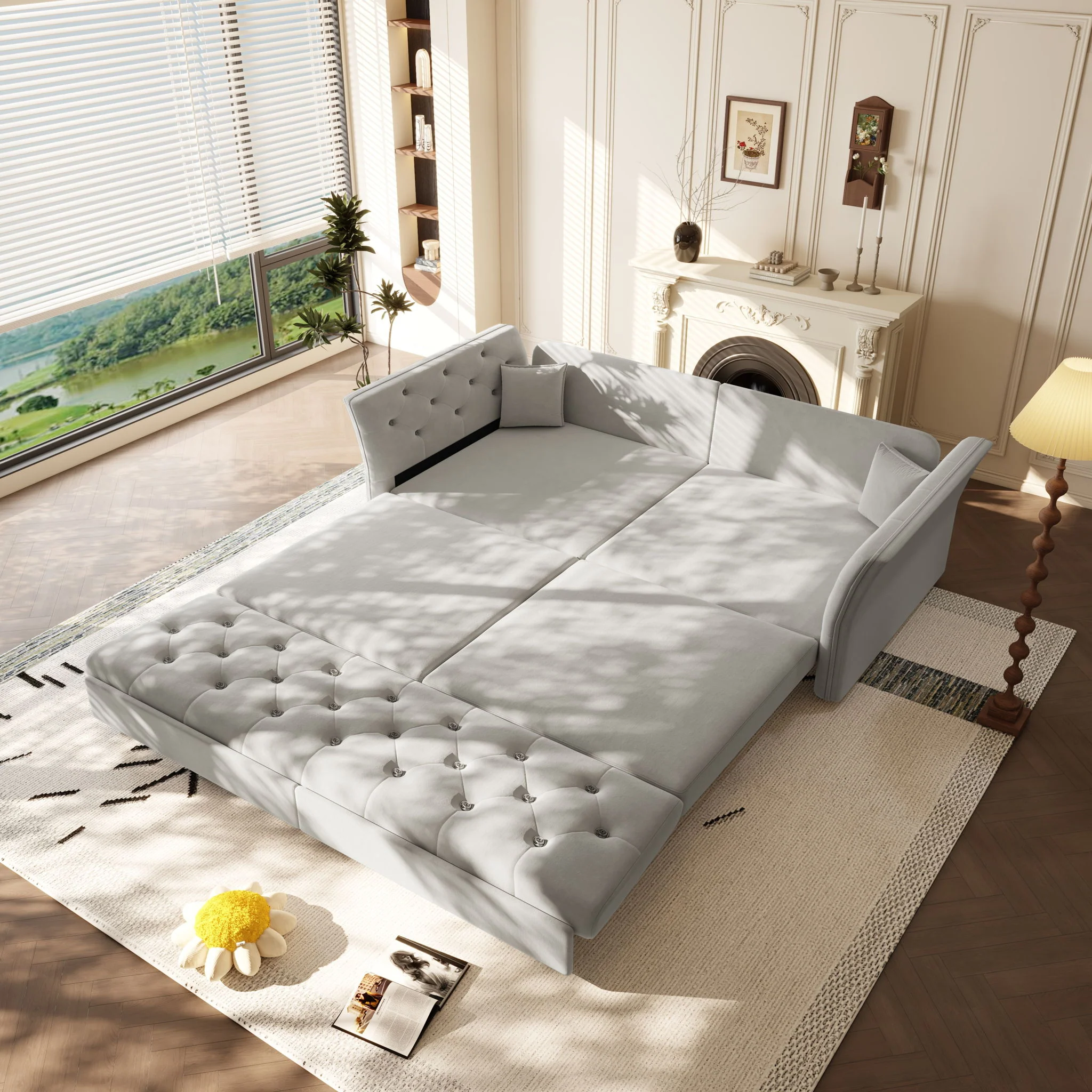 Oversize Pull Out Sofa Bed For Living Room - Image 20