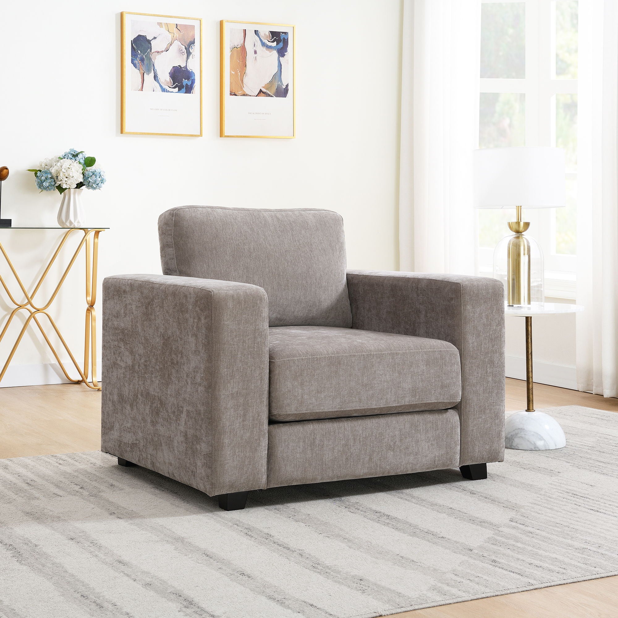 Oversized Accent Chair With Widen Arm For Living Room - Image 10
