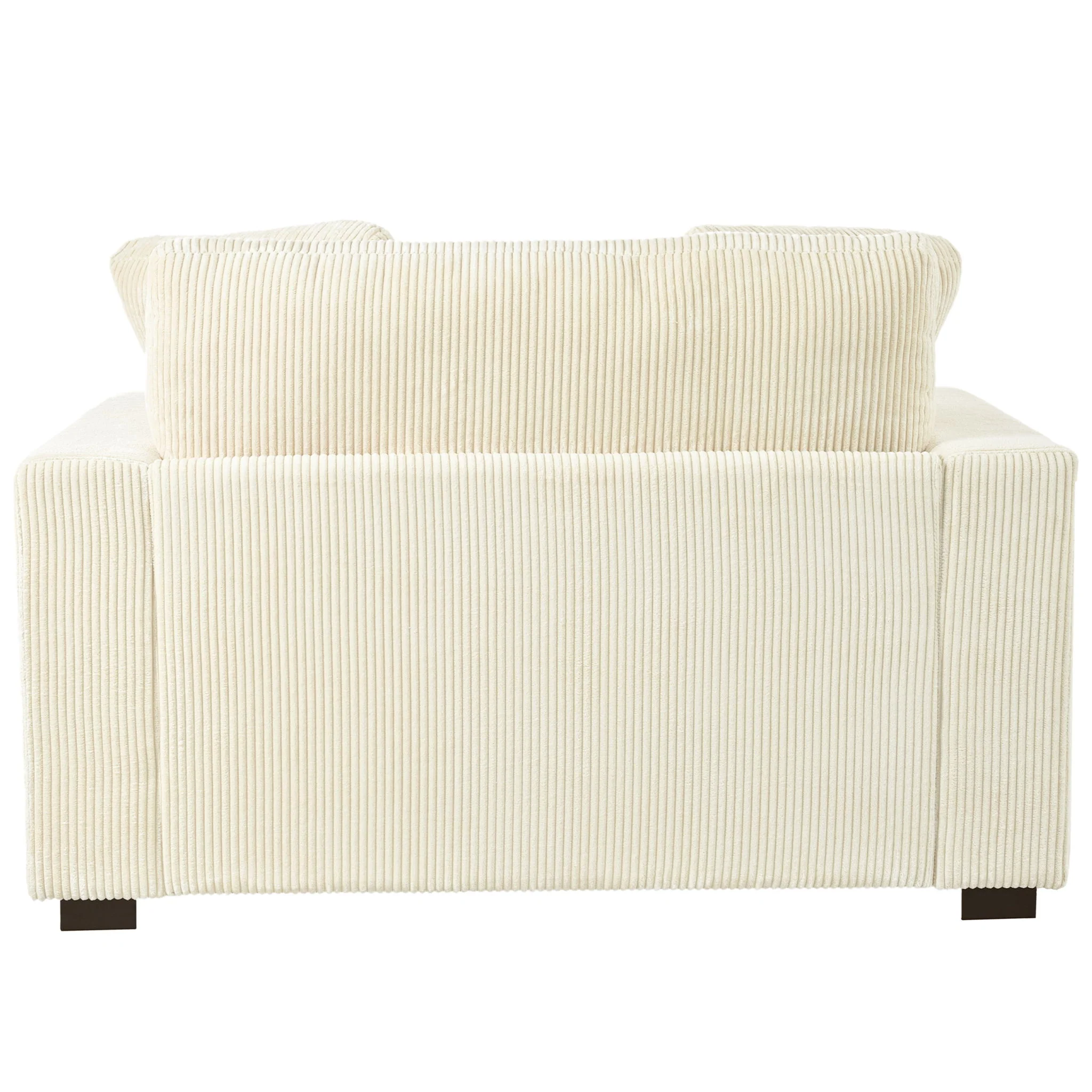 Oversized Chaise, Lounge Chair Classic Design, Soft Fabric, Durable Frame With Solid Wood Legs - Image 5
