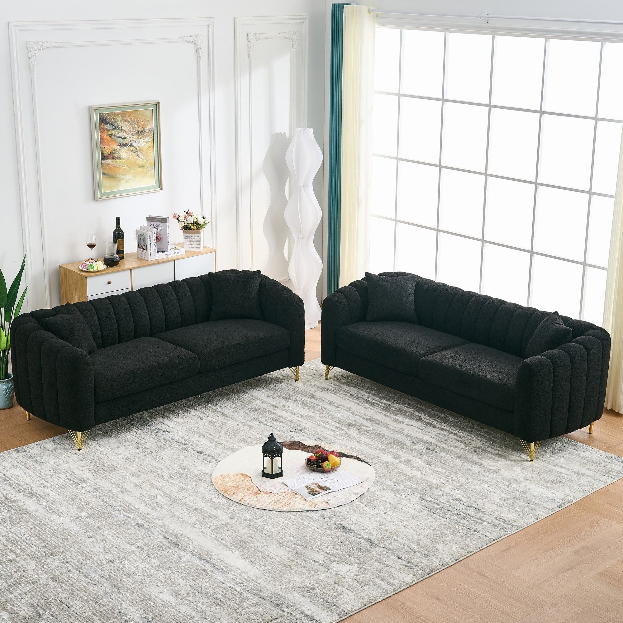 Oversized Sofa, Deep Tufted Couch - Image 19