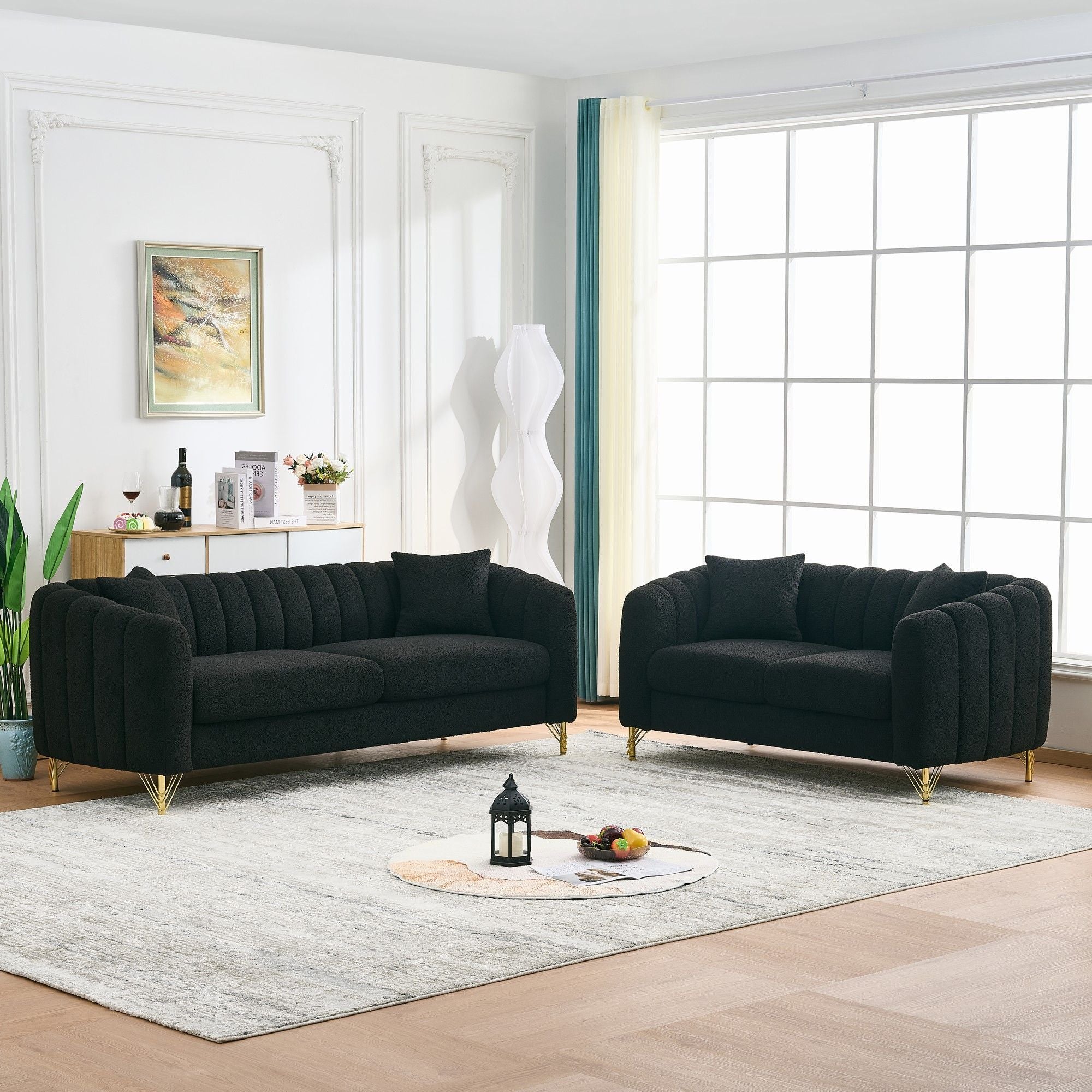 Oversized Sofa, Deep Tufted Couch - Image 21
