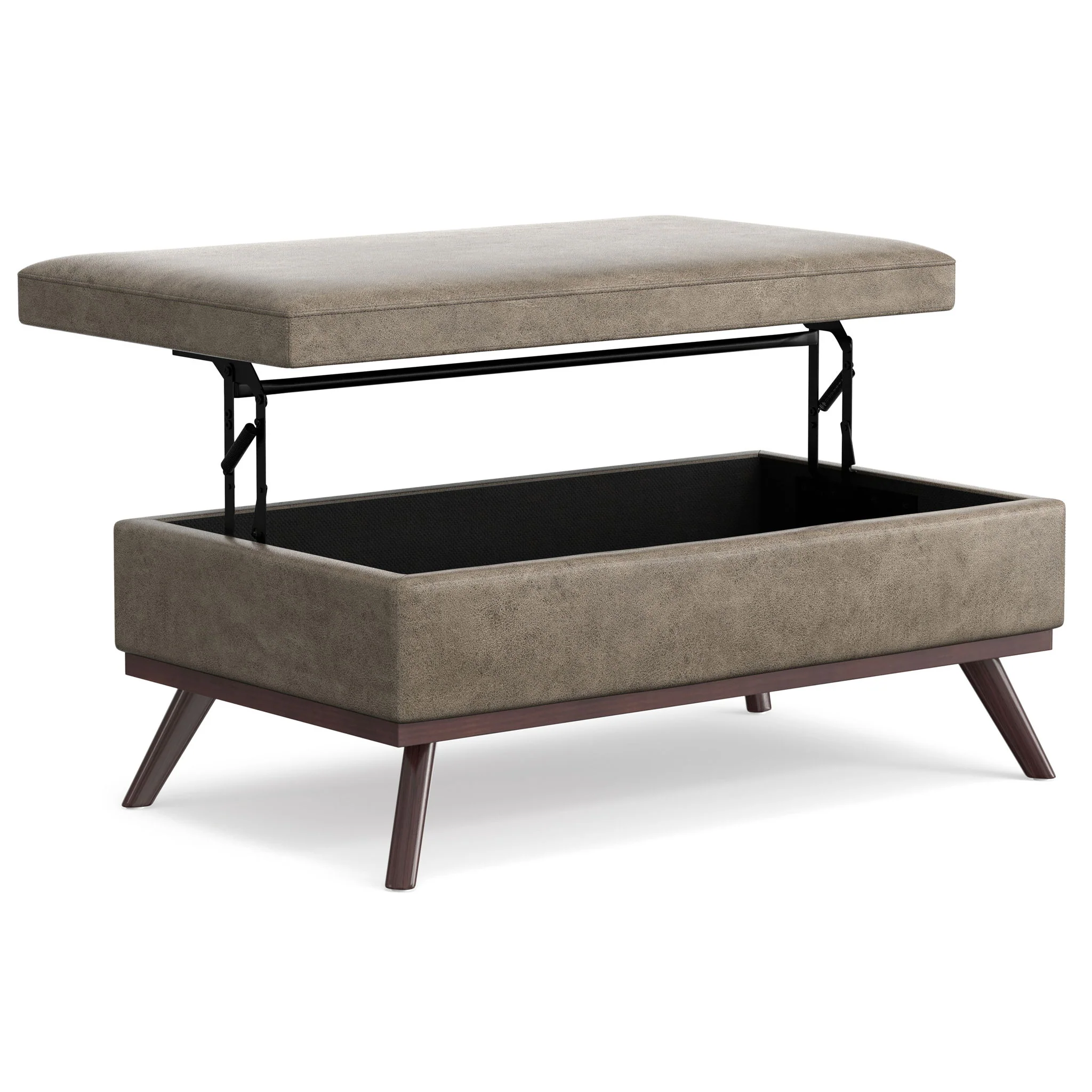 Owen - Multifunctional Square Coffee Table Storage Ottoman - Image 82
