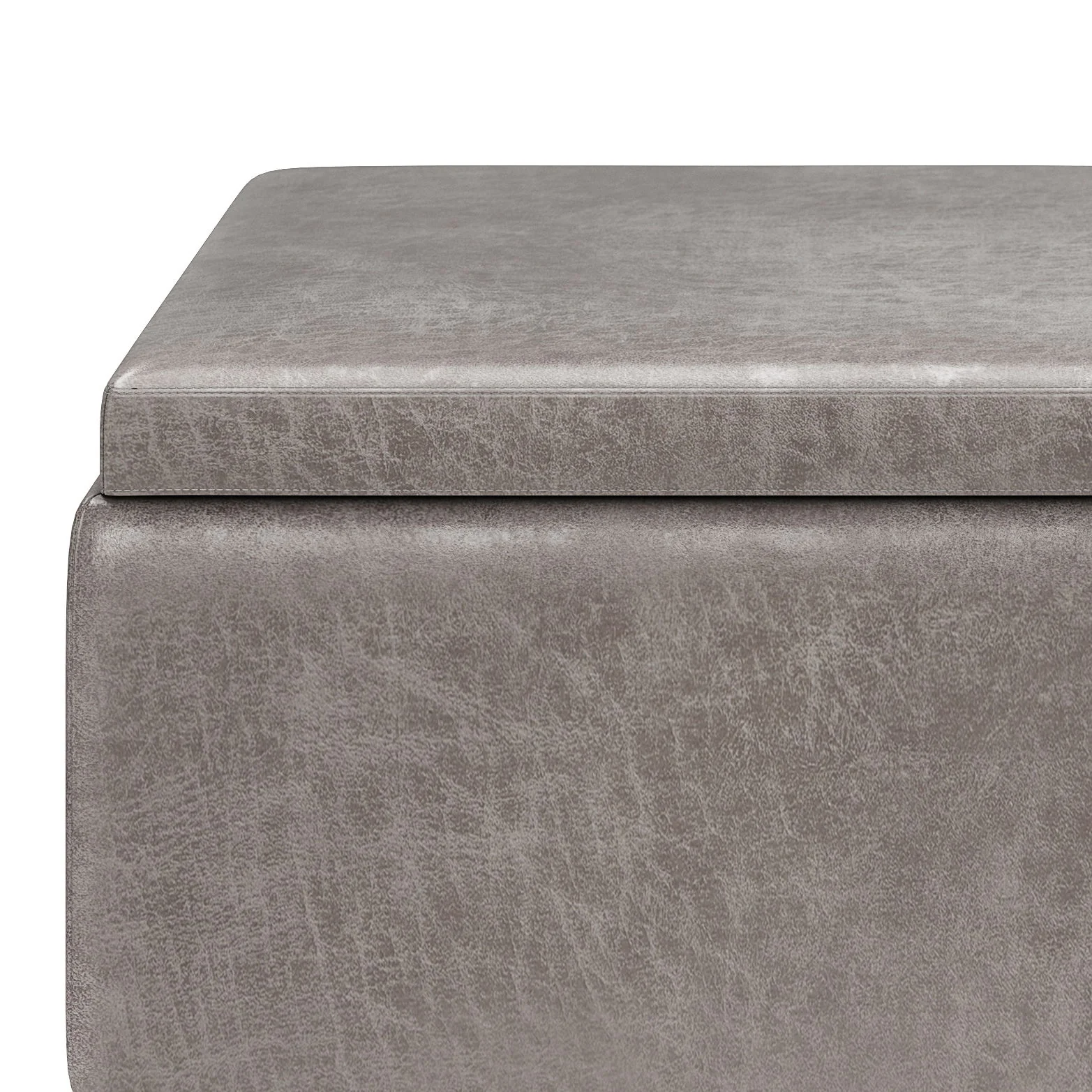 Owen - Tray Top Small Coffee Table Upholstered Storage Ottoman - Image 12