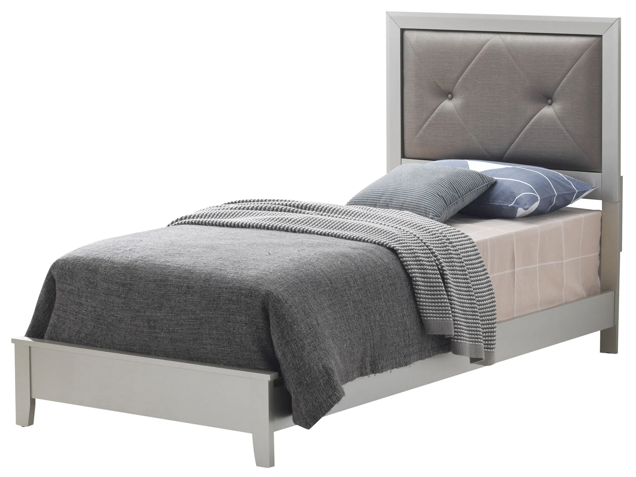Padded Headboard Bed - Image 2