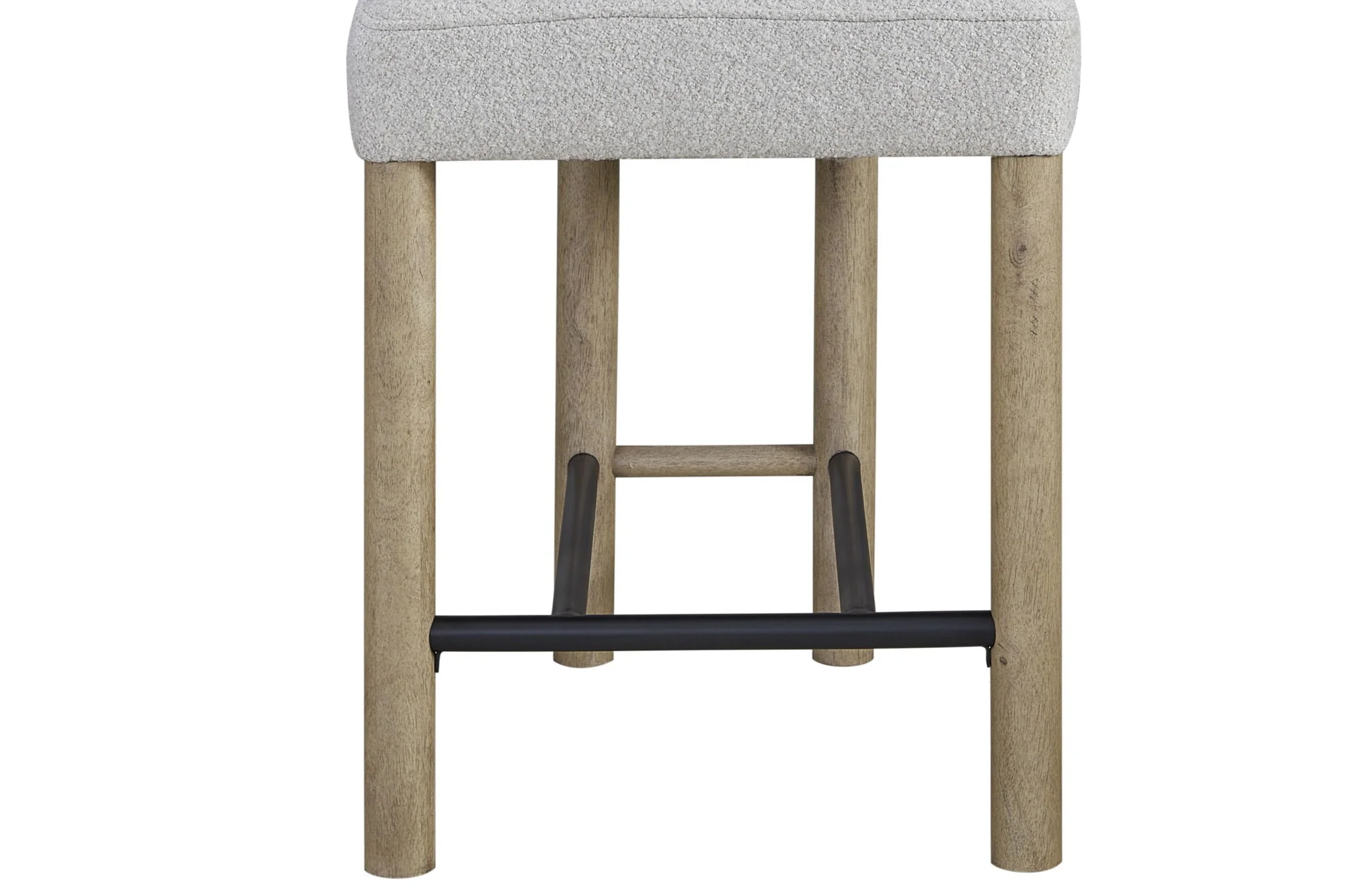 Pagosa - Upholstered Counter Height Stool (Set of 2) - English Knotty Oak / Gray - Image 3