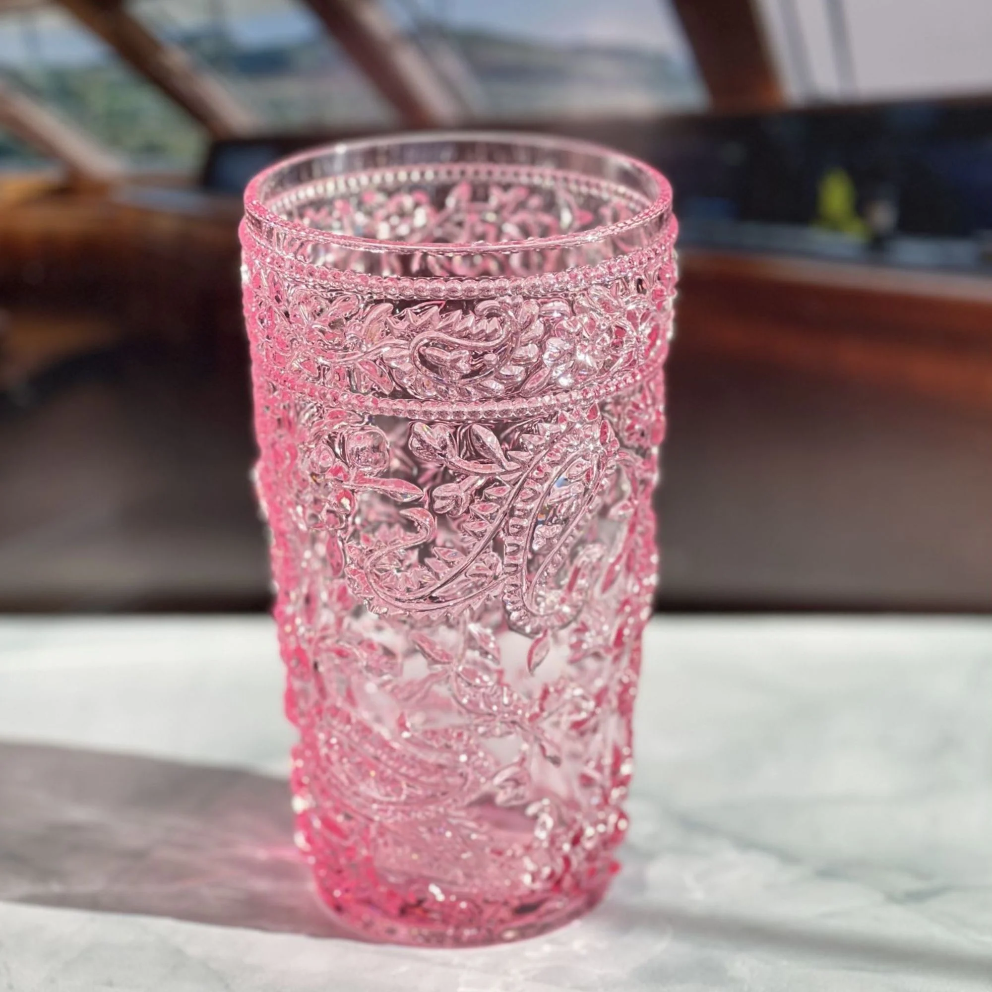 Paisley Style Acrylic Hi Ball Glasses (Set of 4) - Image 5