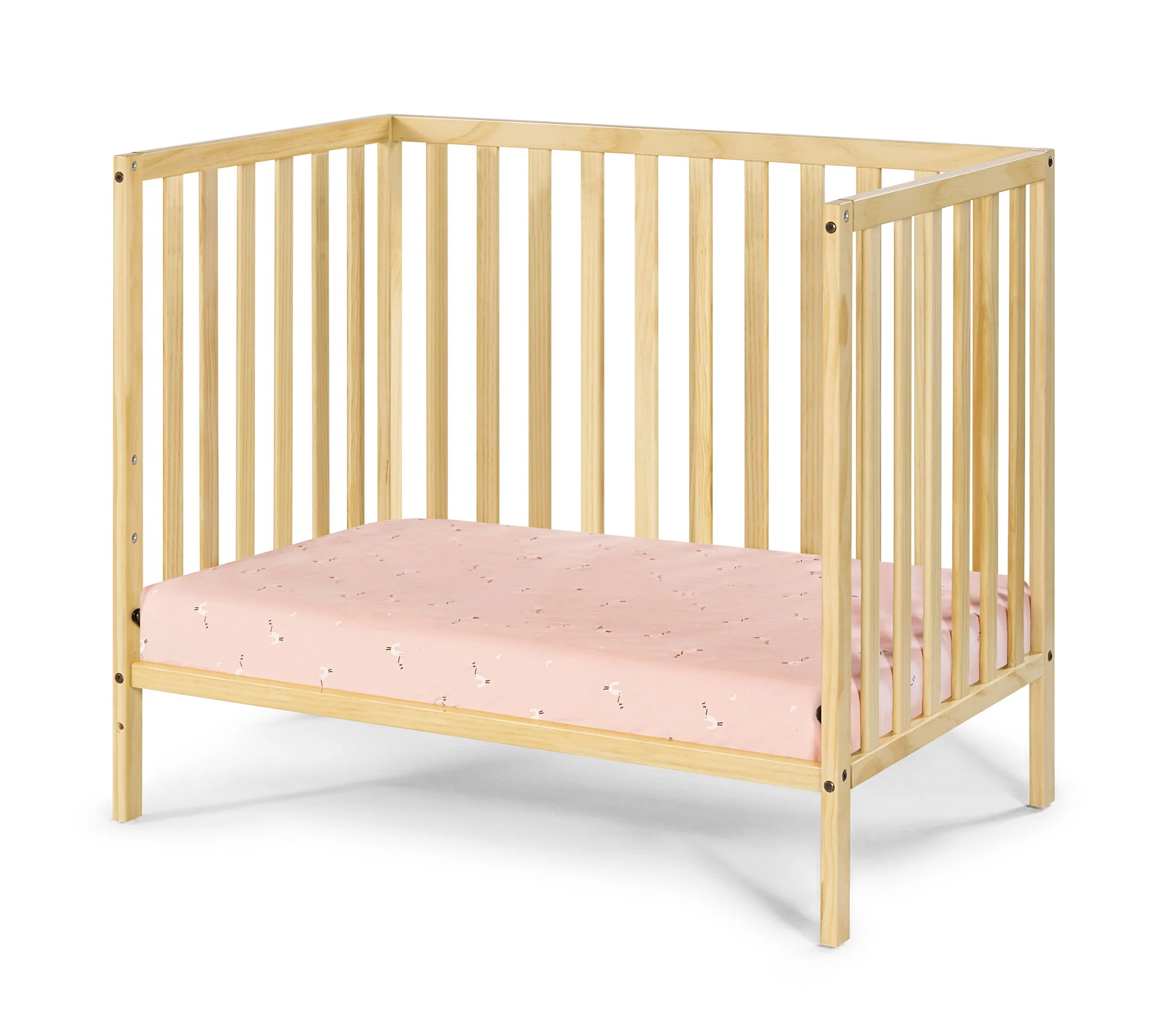 Palmer - 3-in-1 Convertible Mini Crib Baby With Mattress Pad - Image 12