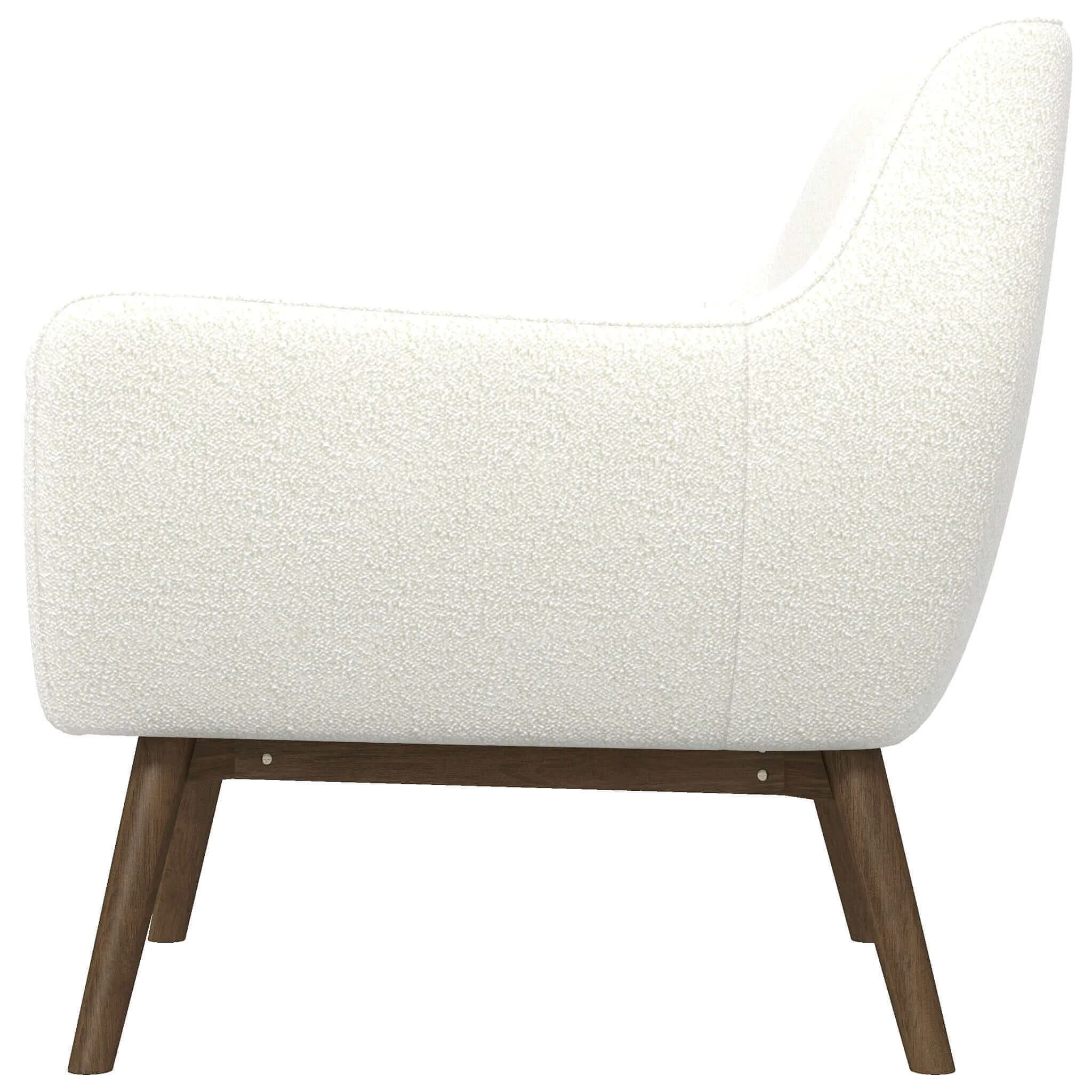 Panom - Lounge Chair - Brown / White - Image 6