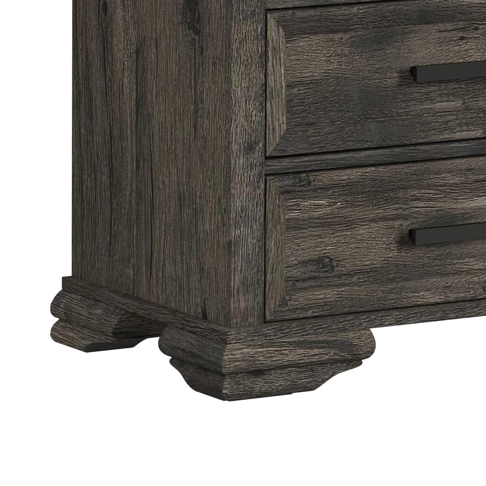 Park Ridge - 4 Piece Entertainment Unit With 82'' TV Console - Charcoal - Image 3