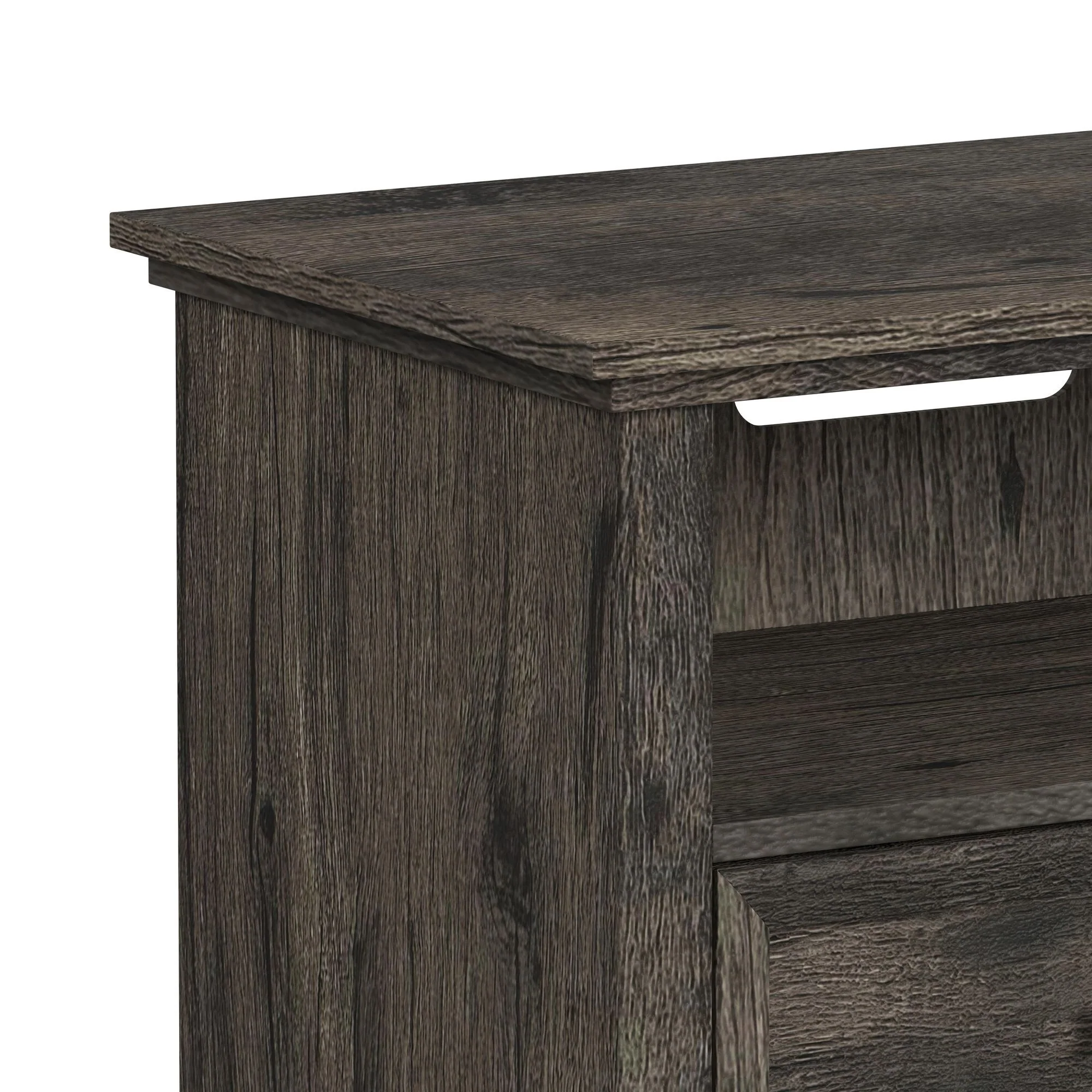 Park Ridge - 4 Piece Entertainment Unit With 82'' TV Console - Charcoal - Image 8