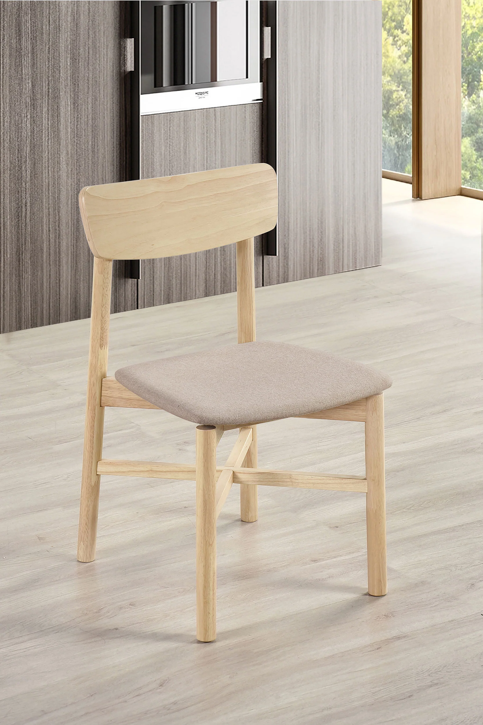 Parkridge Dining Side Chair White Washed (Set of 2) - Image 2