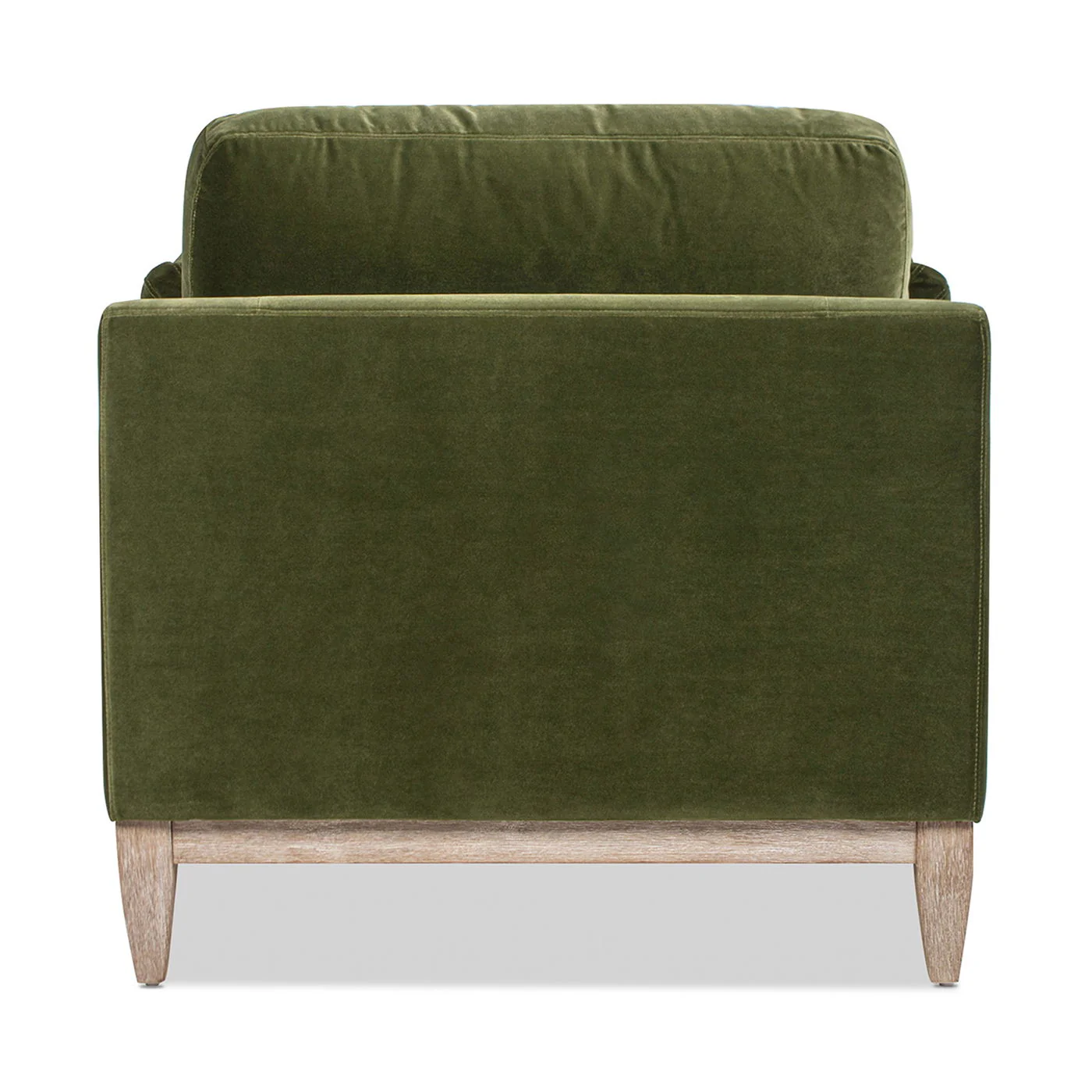 Pasadena - Wide Modern Farmhouse Accent Arm Chair - Olive Green - Image 5