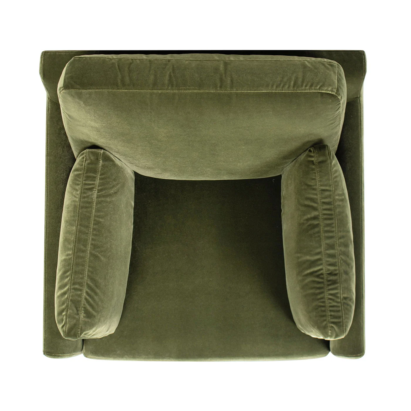 Pasadena - Wide Modern Farmhouse Accent Arm Chair - Olive Green - Image 9