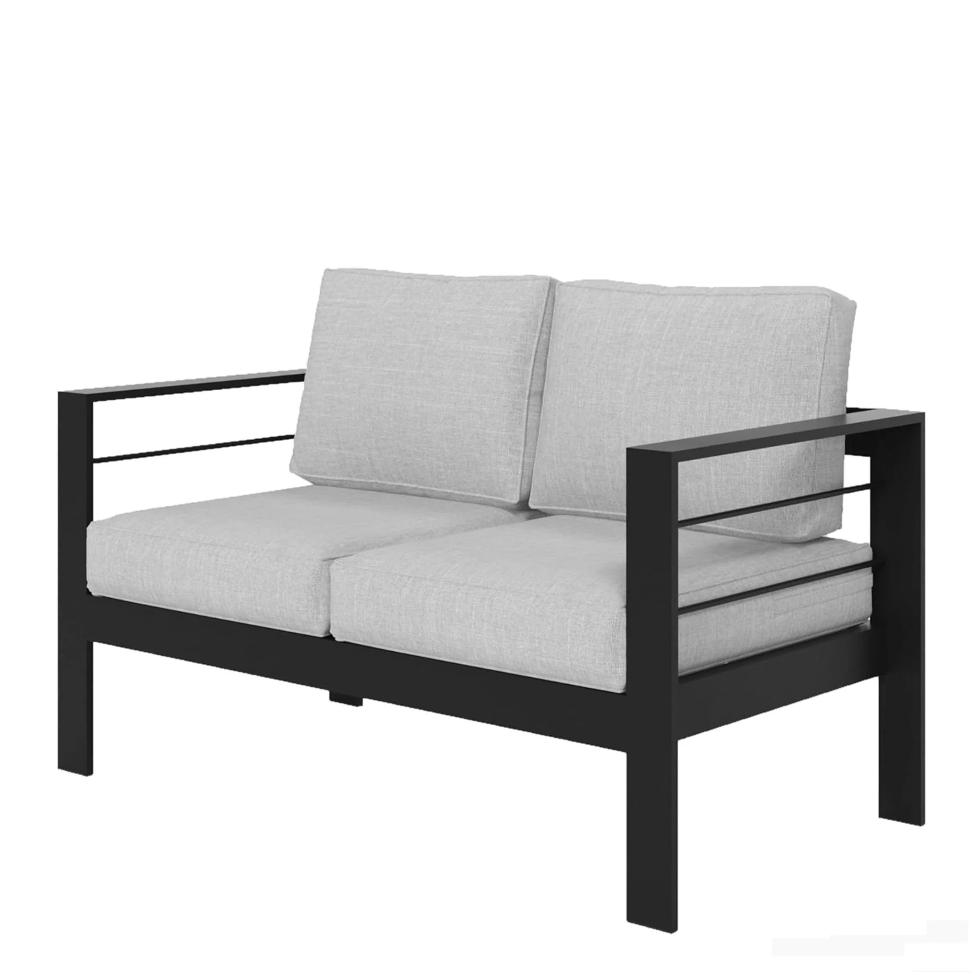 Patio All-Weather Loveseat With Thick Cushions - Image 13
