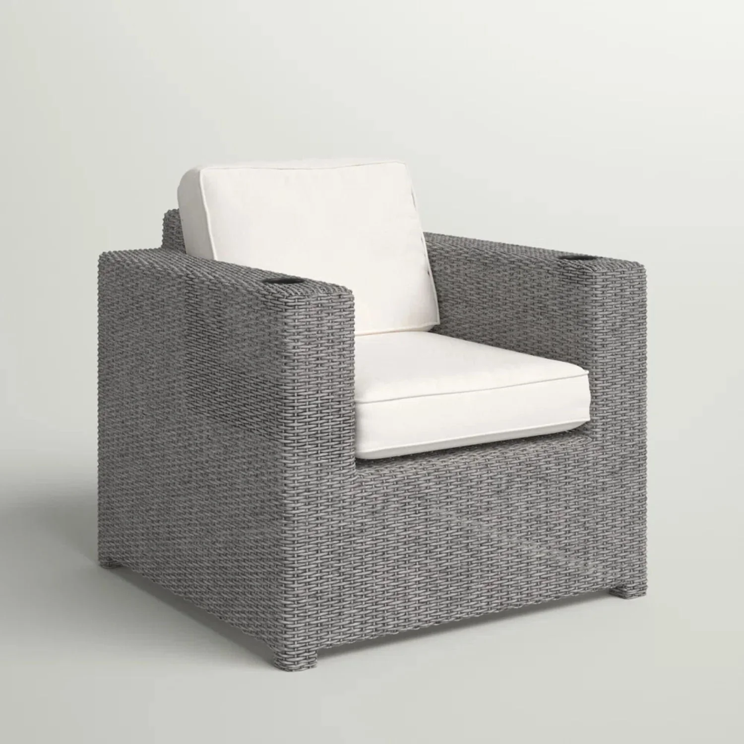 Elegant Patio Chair With Cushions - Gray - Image 5