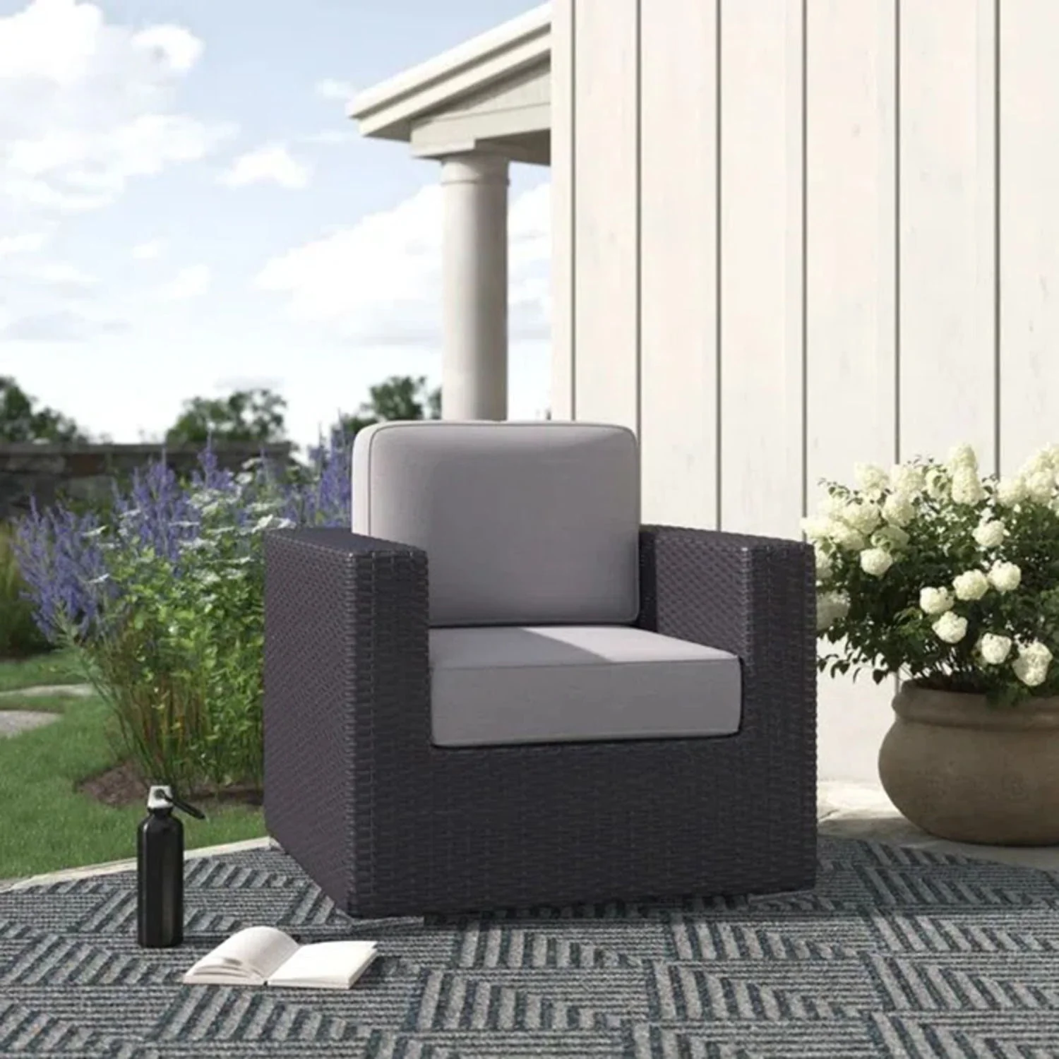 Patio Chair With Cushions Stylish Design - Image 9